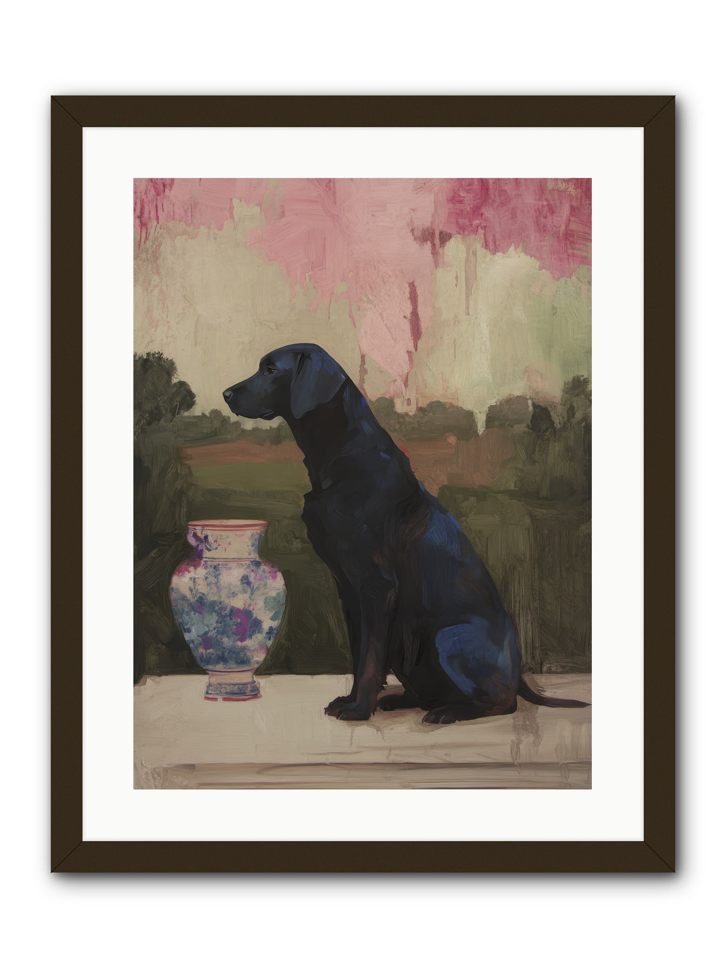 Midnight Chapter -- Framed Print - Black 18x24