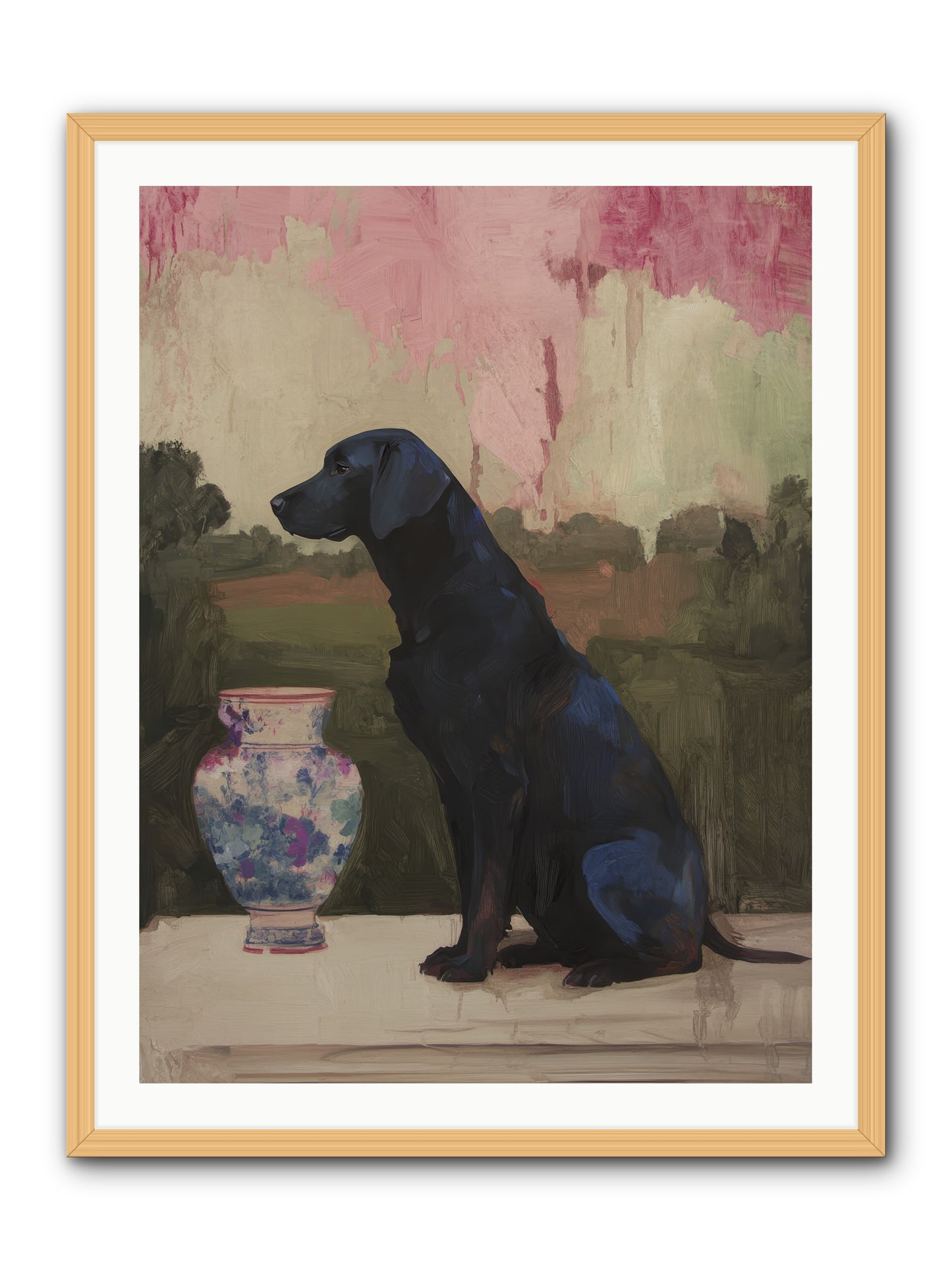 Midnight Chapter -- Framed Print - Natural 30x40