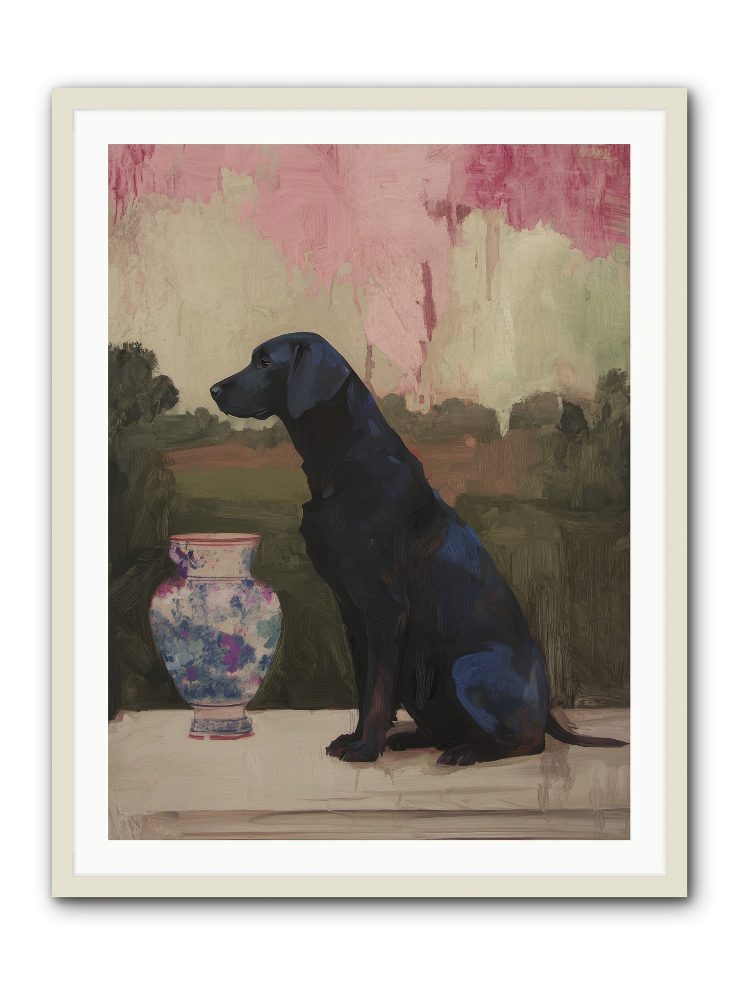 Midnight Chapter -- Framed Print - White 30x40