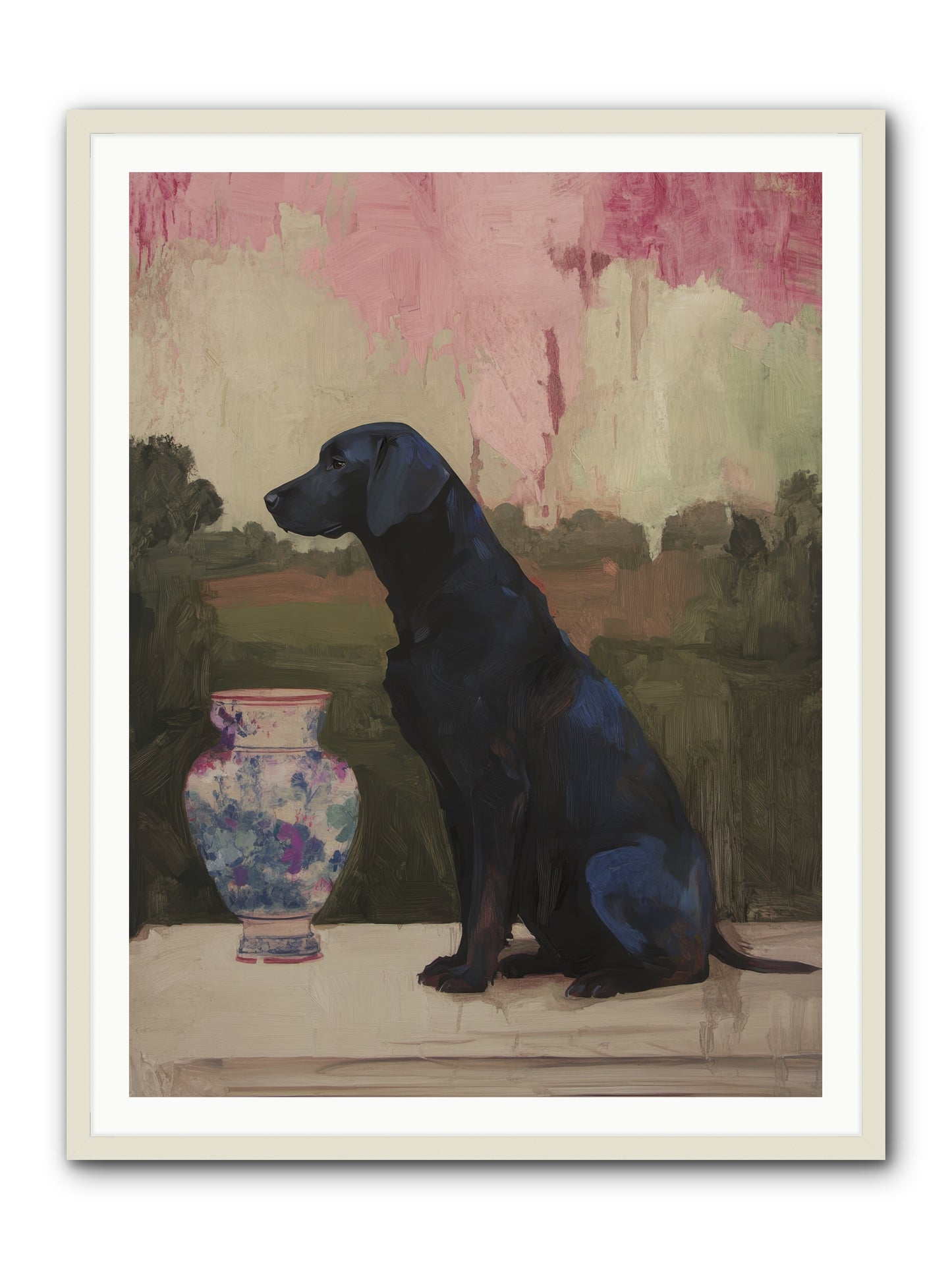 Midnight Chapter -- Framed Print - White 36x48