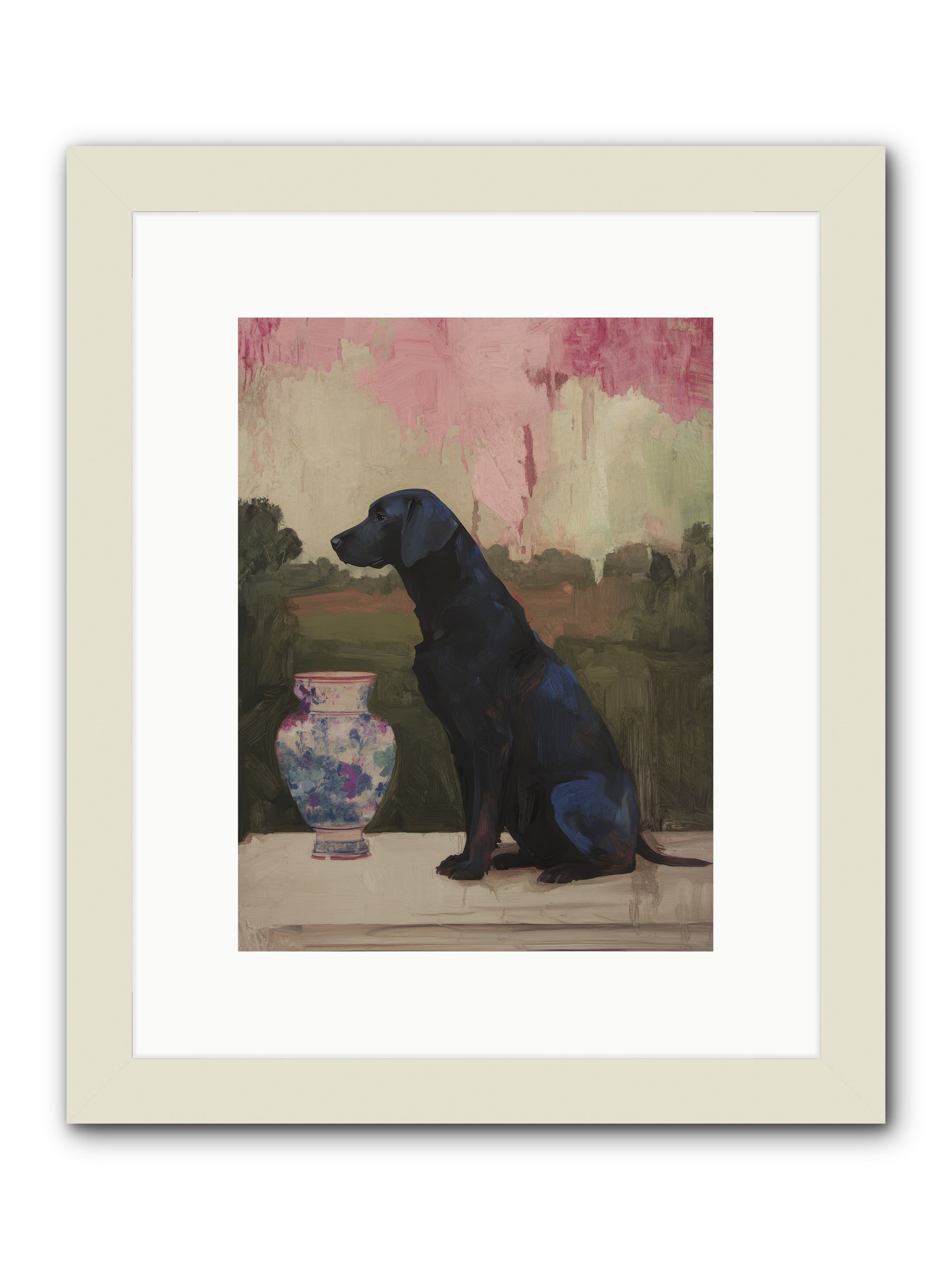 Midnight Chapter -- Framed Print - White 9x12