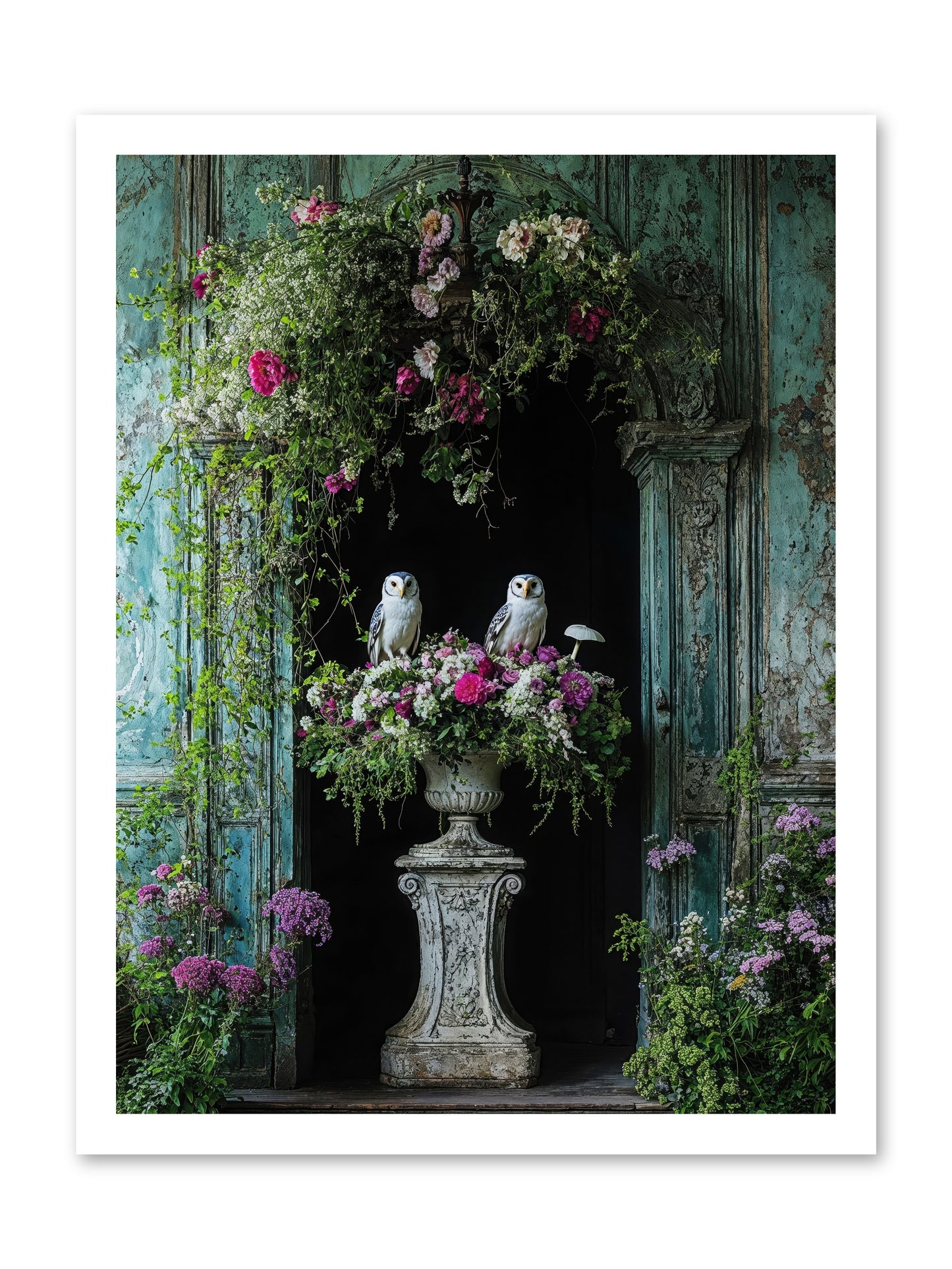 Midnight Conservatory -- Loose Canvas Print 18x24