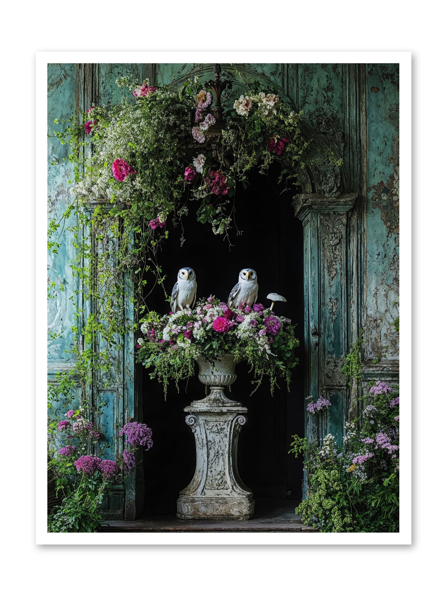 Midnight Conservatory -- Paper Print 30x40