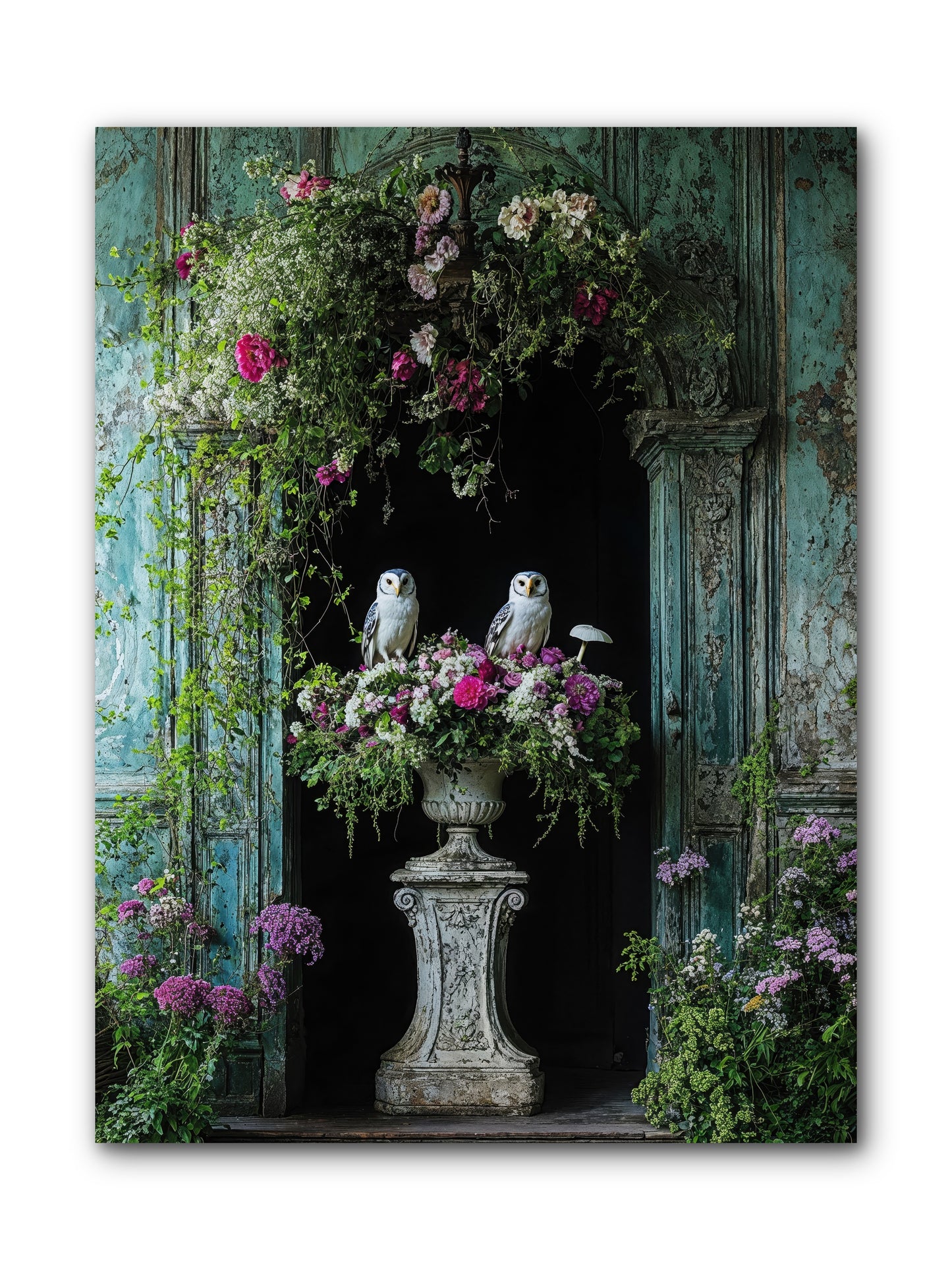 Midnight Conservatory -- Wrapped Canvas 9x12