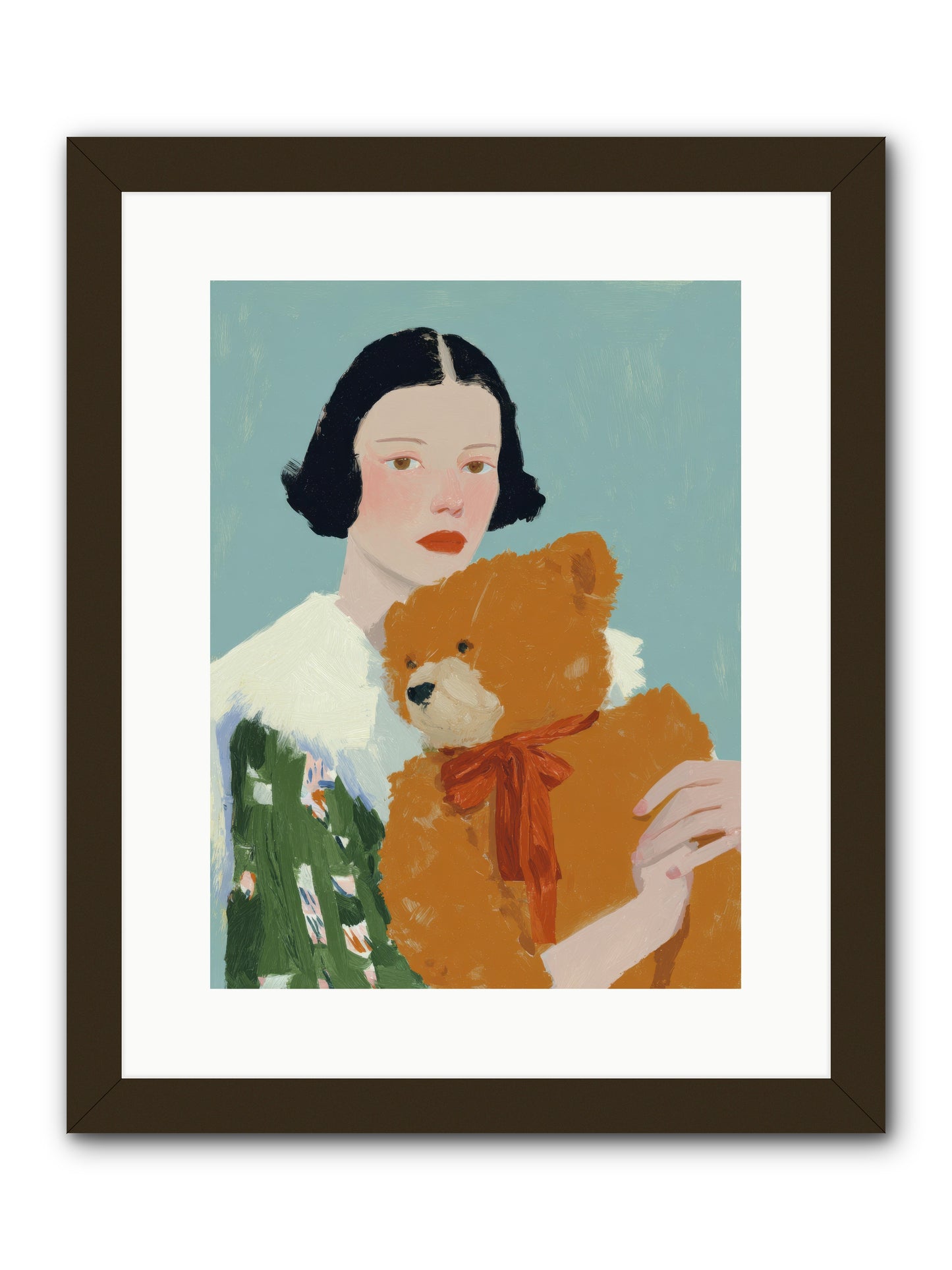 Midnight Conversation -- Framed Print - Black 12x16