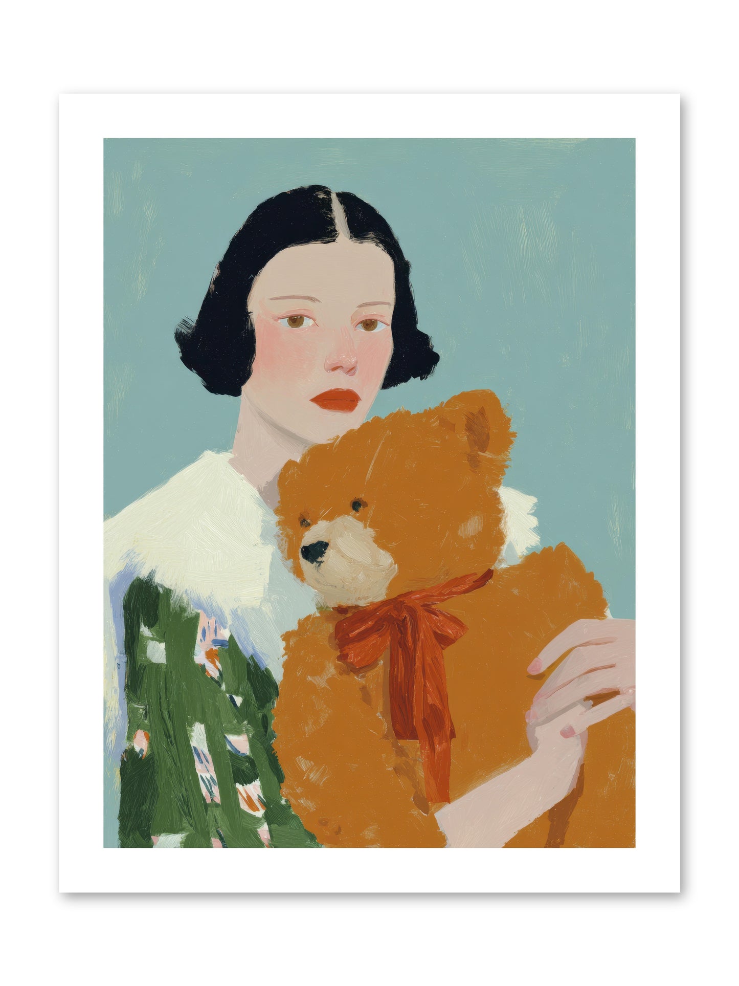Midnight Conversation -- Loose Canvas Print 12x16