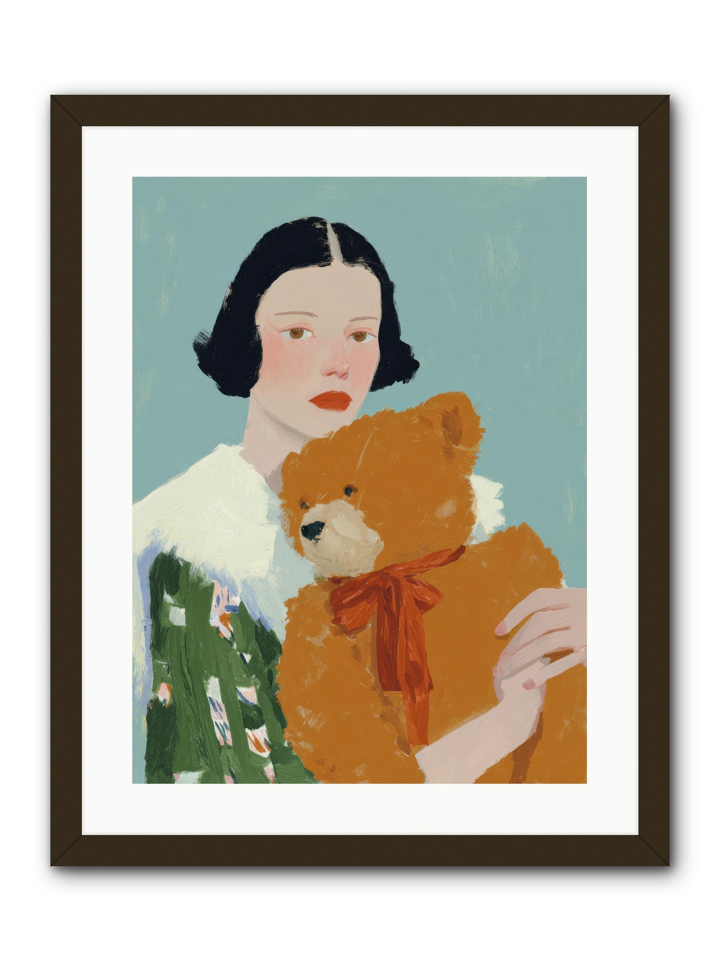 Midnight Conversation -- Framed Print - Black 18x24