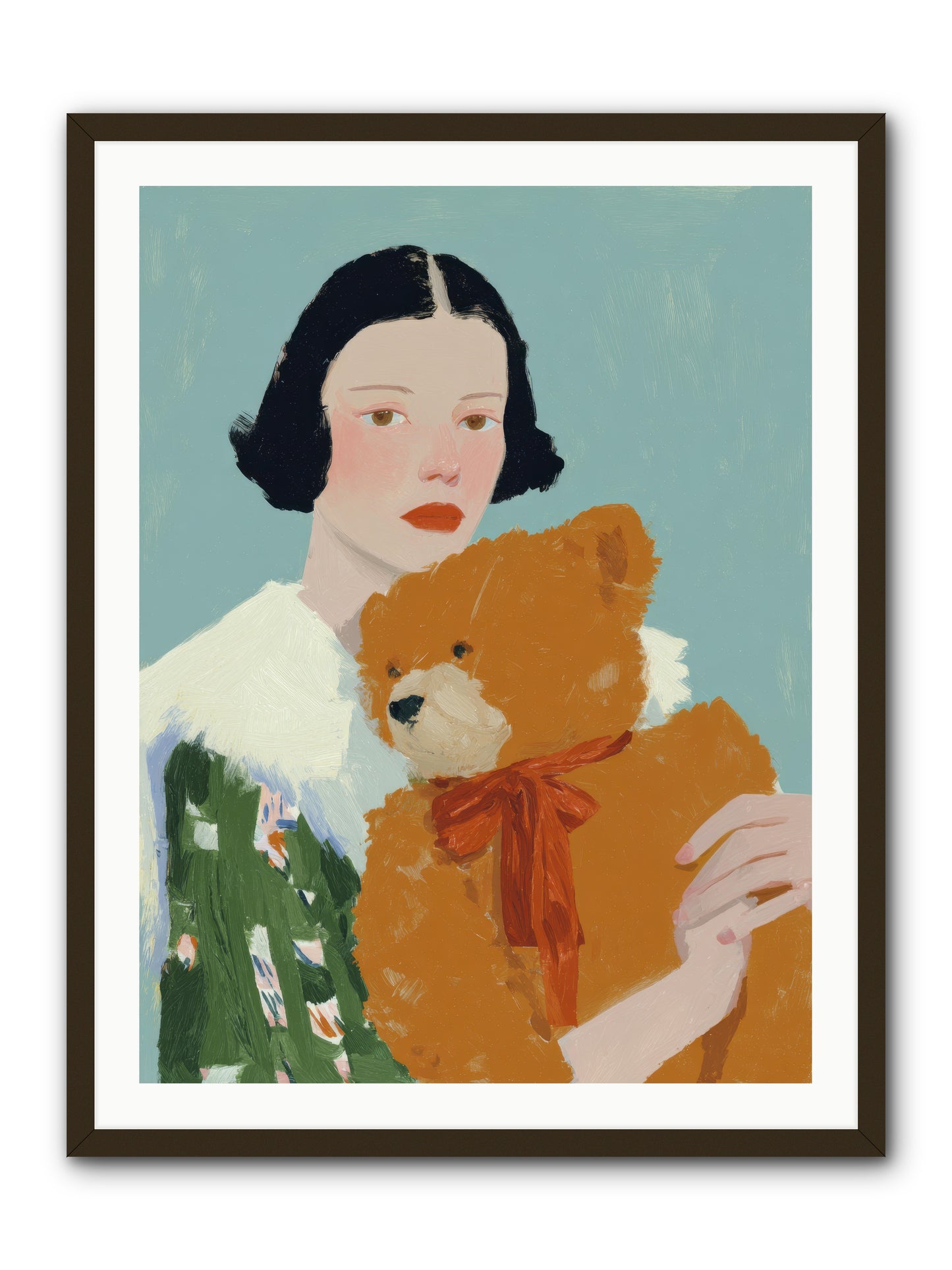 Midnight Conversation -- Framed Print - Black 30x40