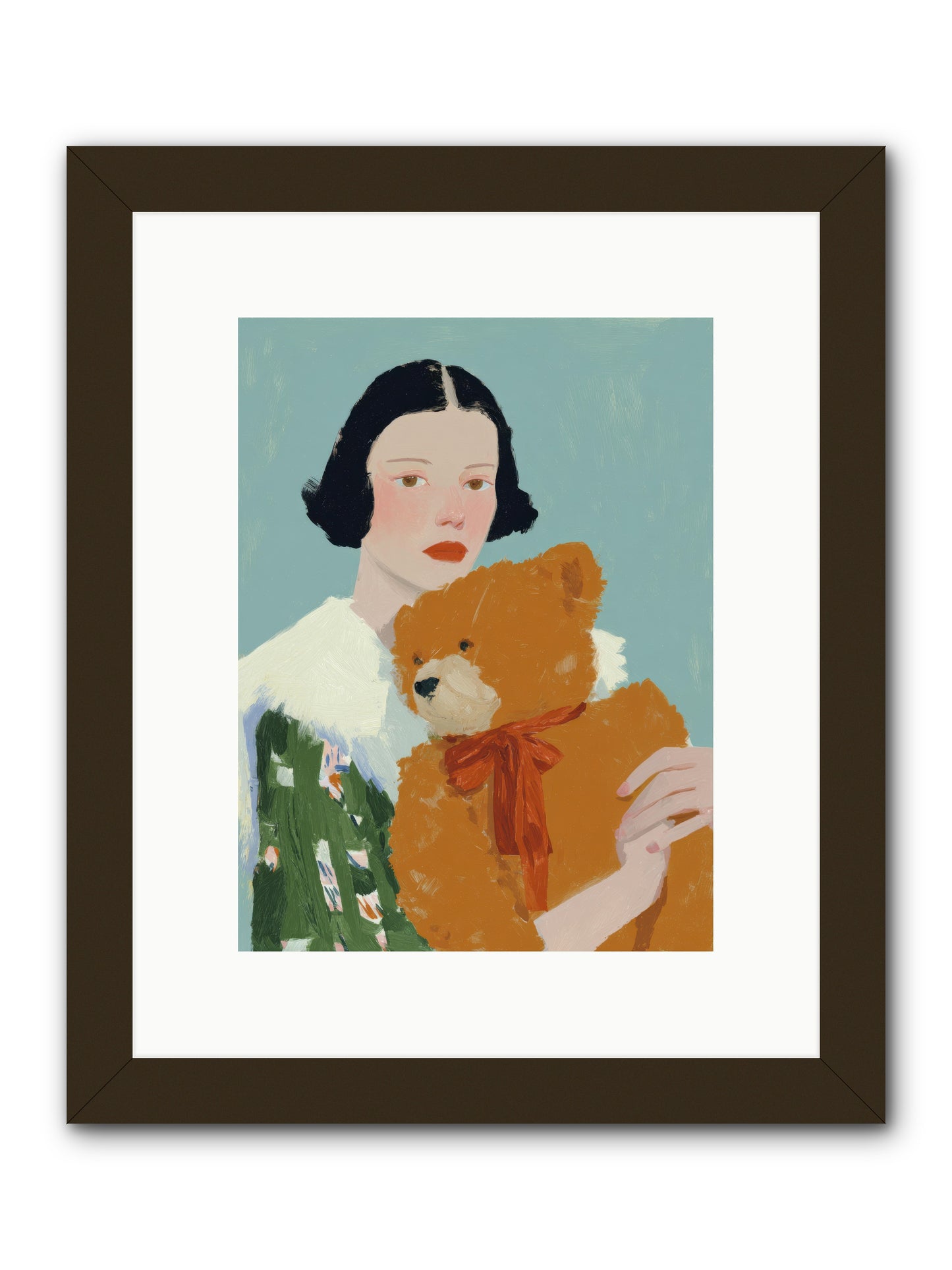 Midnight Conversation -- Framed Print - Black 9x12