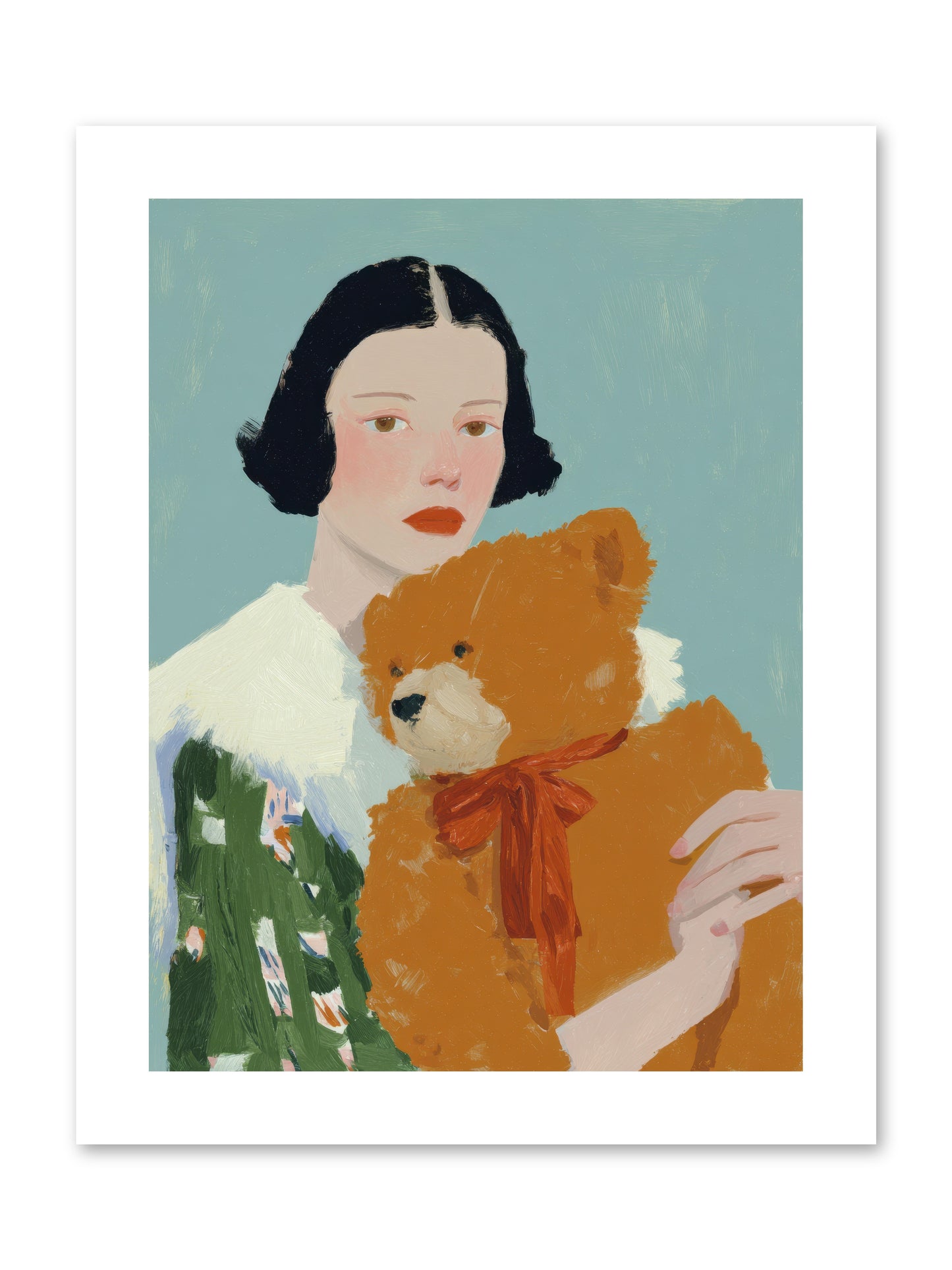 Midnight Conversation -- Loose Canvas Print 9x12