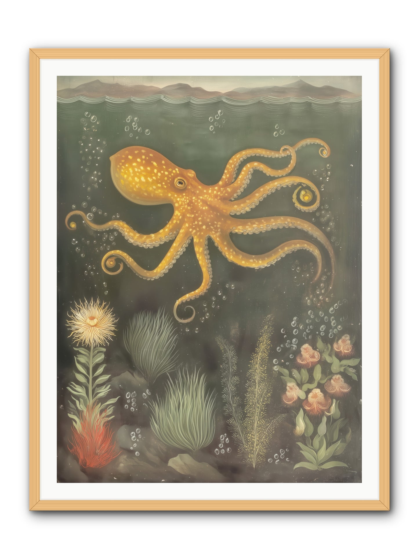 Midnight Dancer -- Framed Print - Natural 36x48