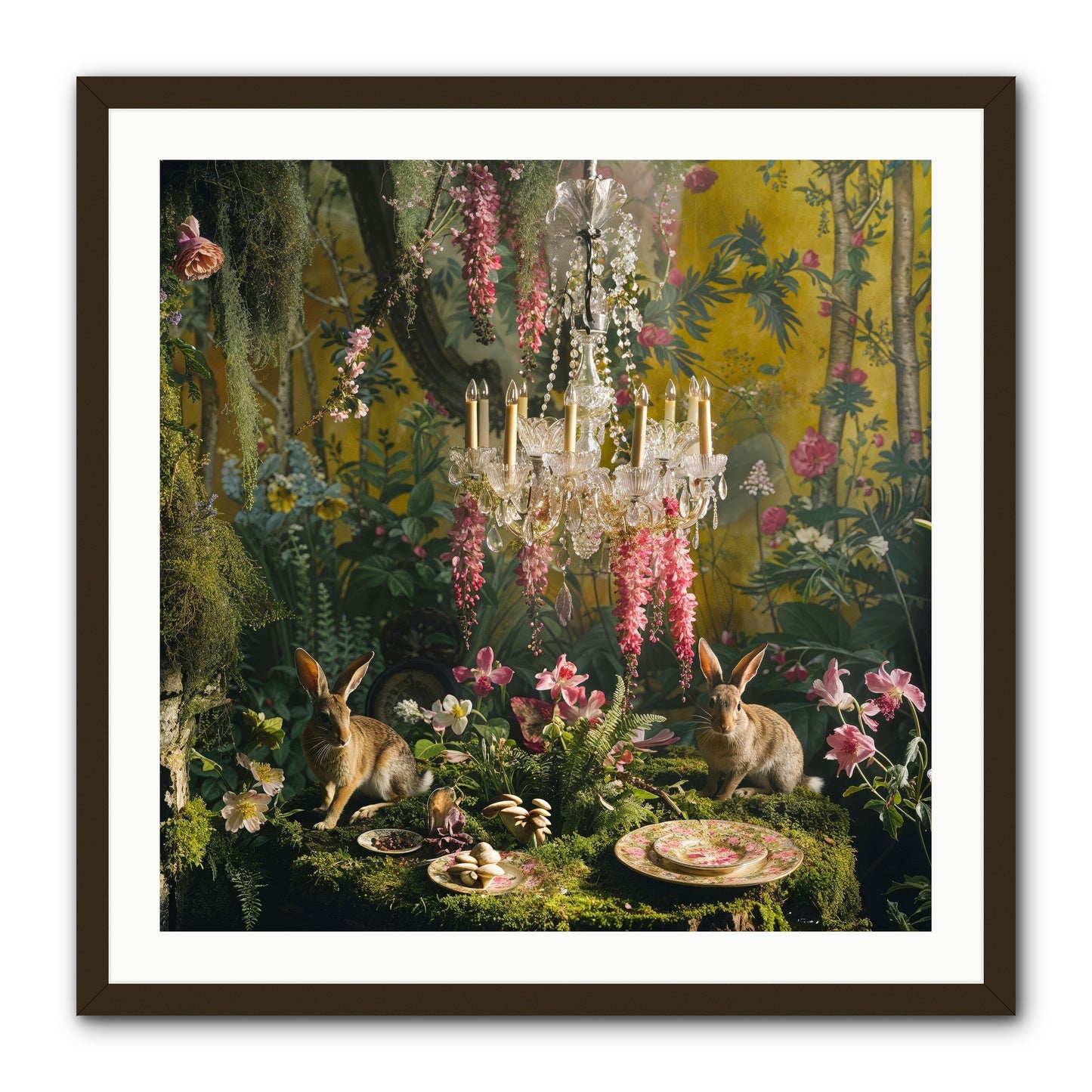 Midnight In Paris -- Framed Print - Black 30x30
