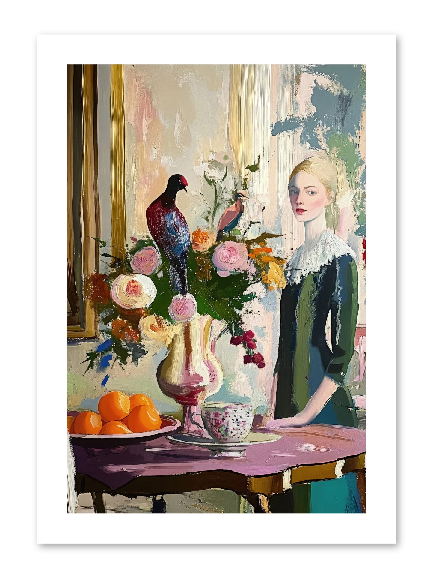 Midnight In The Orangery -- Paper Print 10x15