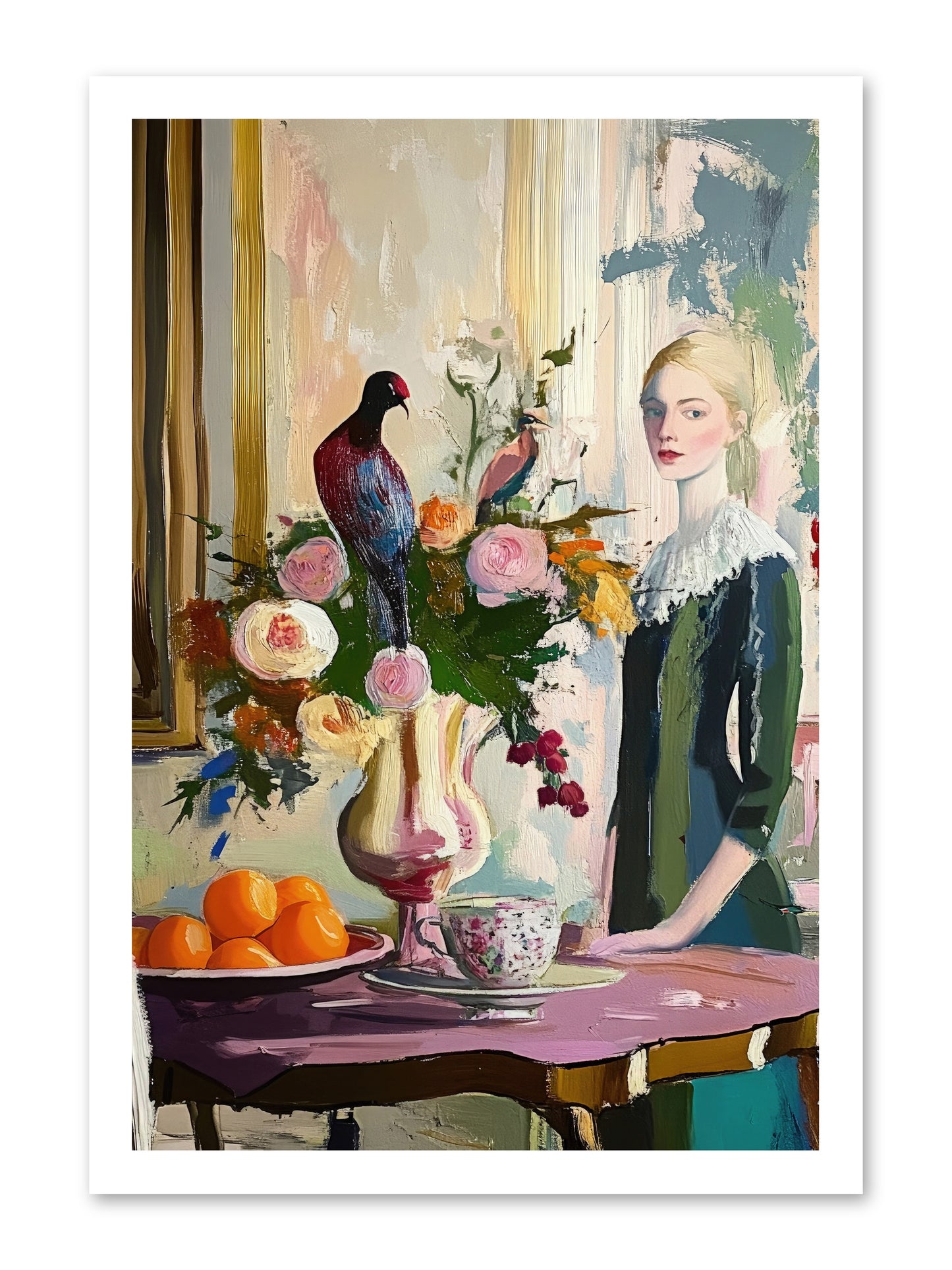 Midnight In The Orangery -- Paper Print 16x24