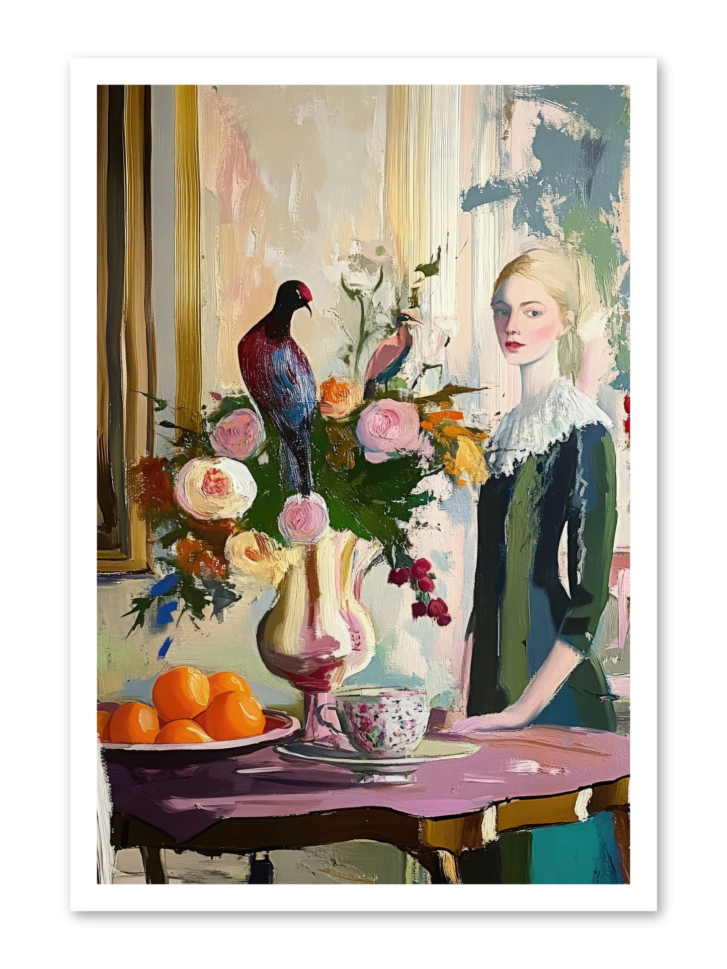 Midnight In The Orangery -- Paper Print 20x30