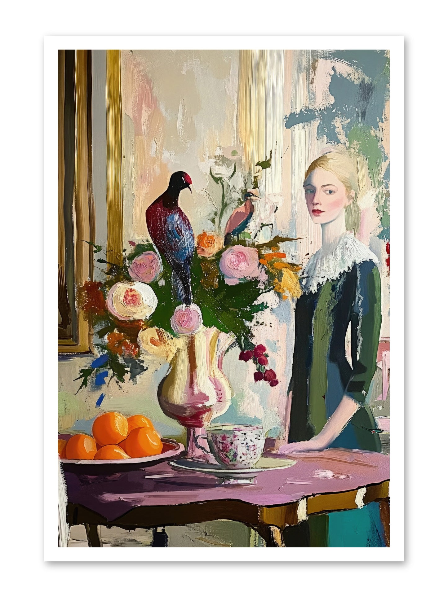 Midnight In The Orangery -- Loose Canvas Print 24x36
