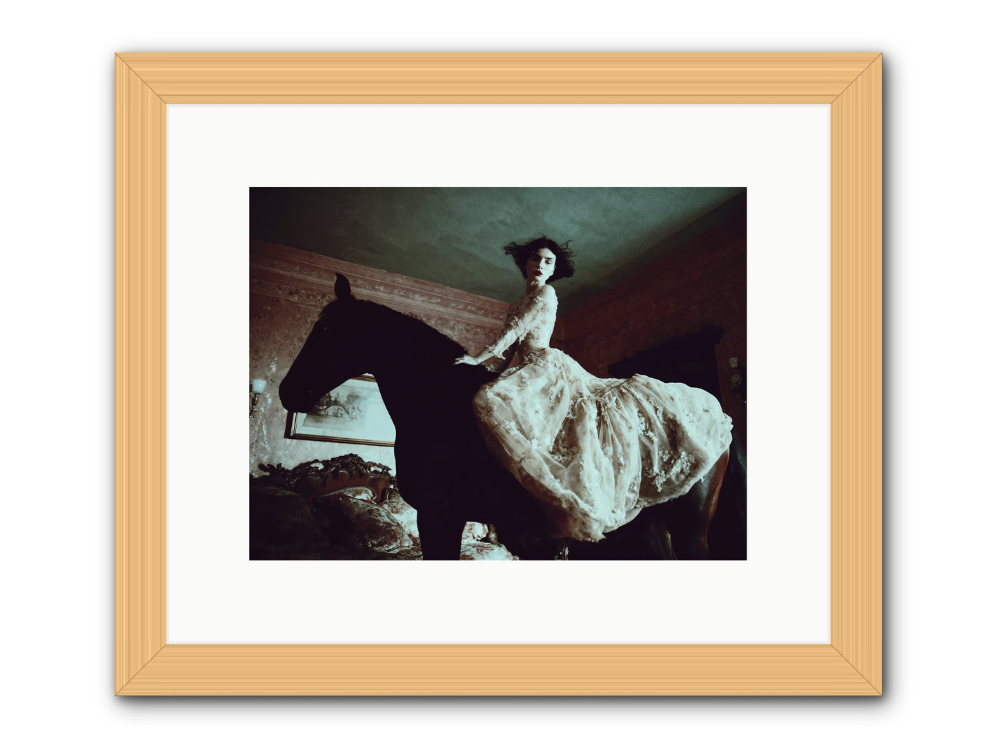 Midnight Inherited -- Framed Print - Natural 12x9