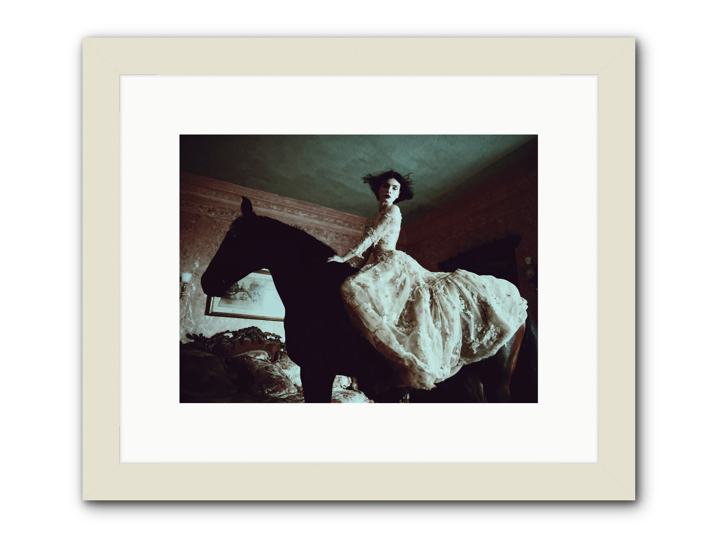 Midnight Inherited -- Framed Print - White 12x9