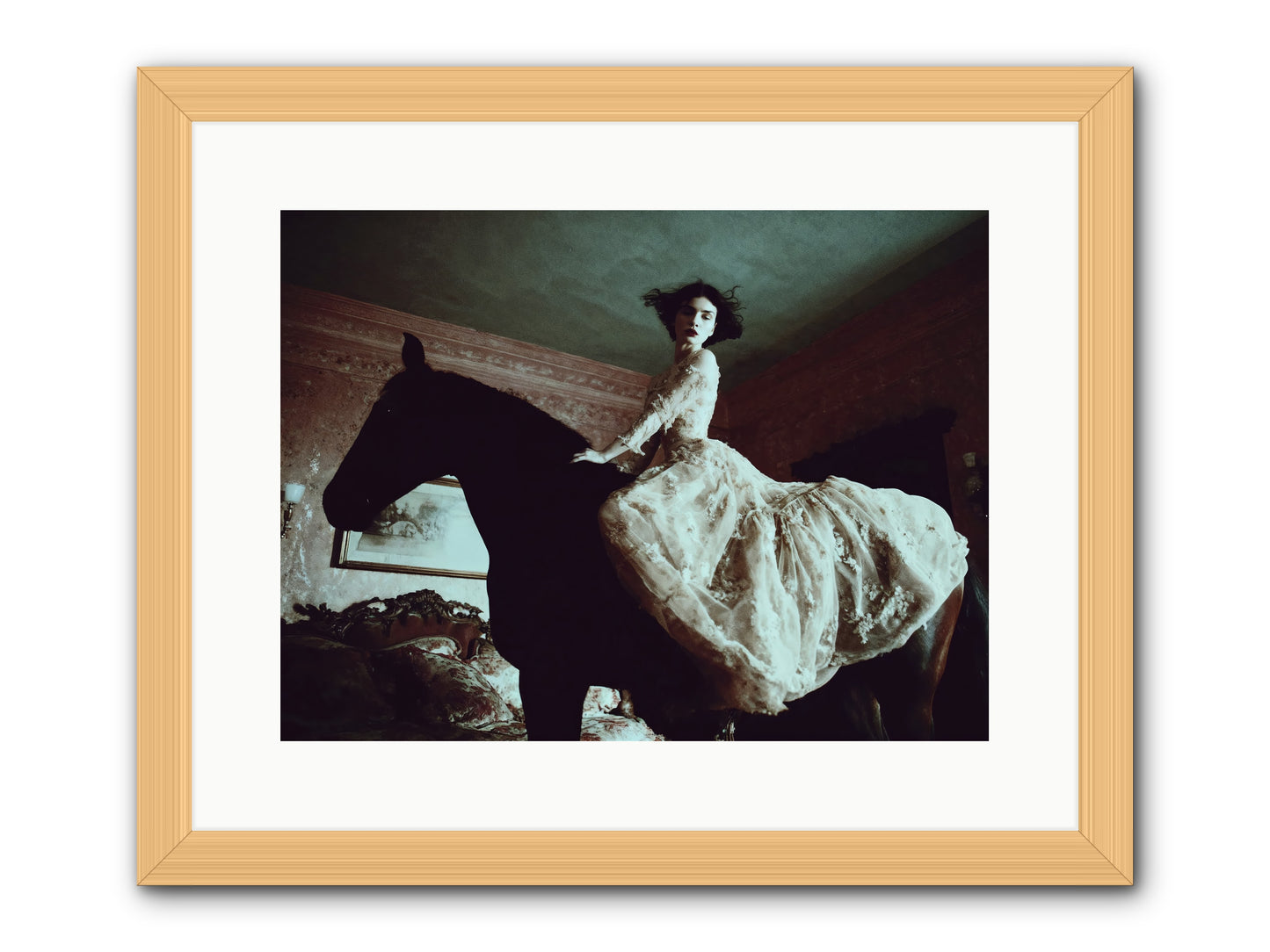 Midnight Inherited -- Framed Print - Natural 16x12