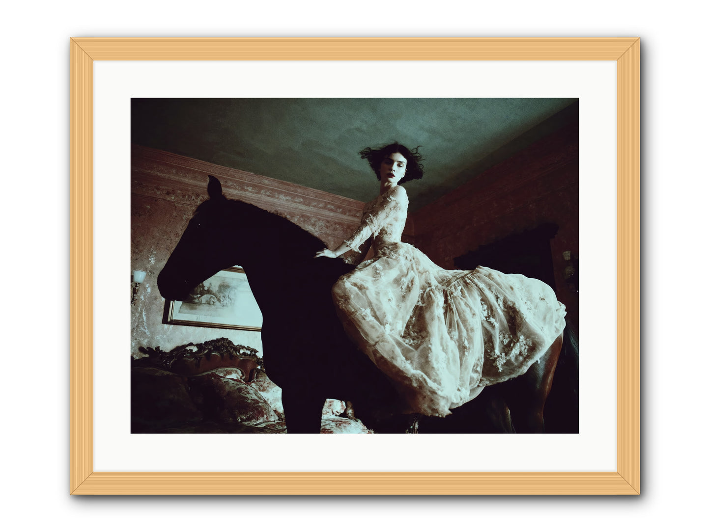 Midnight Inherited -- Framed Print - Natural 24x18