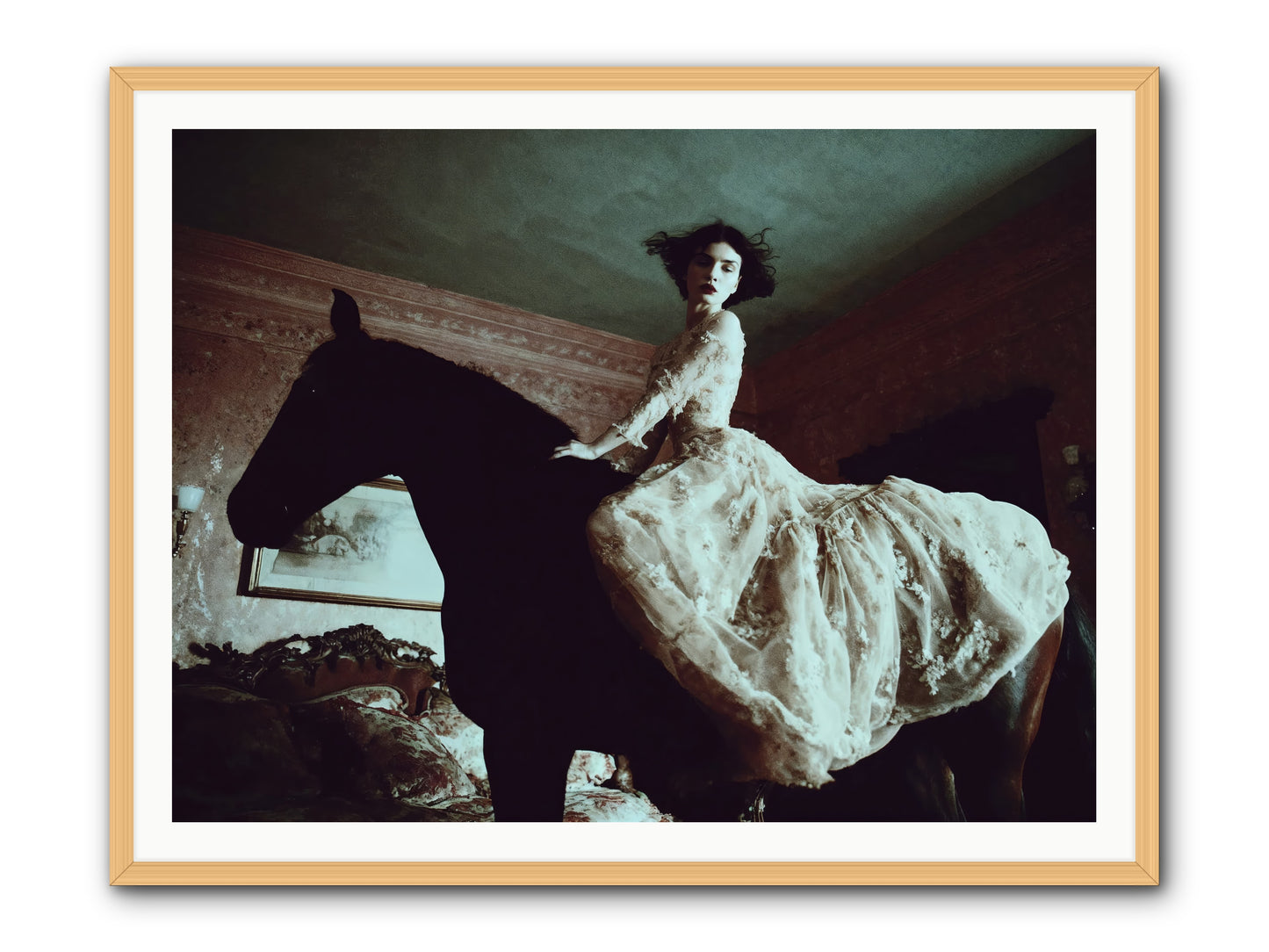 Midnight Inherited -- Framed Print - Natural 48x36