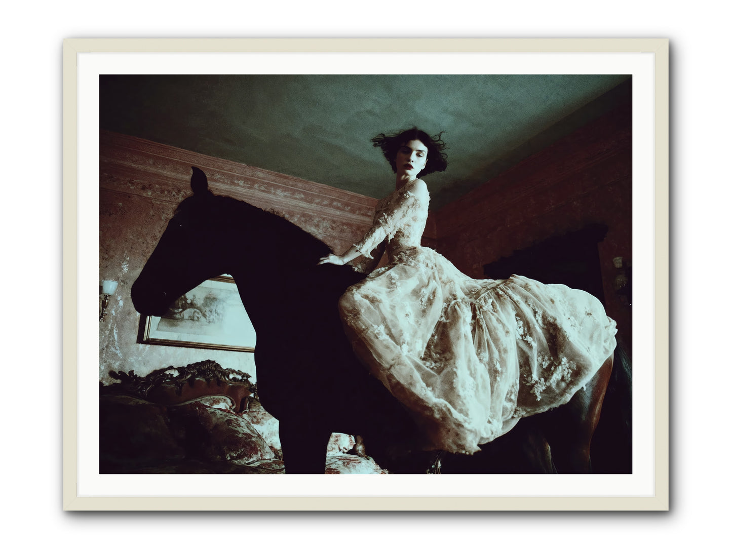 Midnight Inherited -- Framed Print - White 48x36