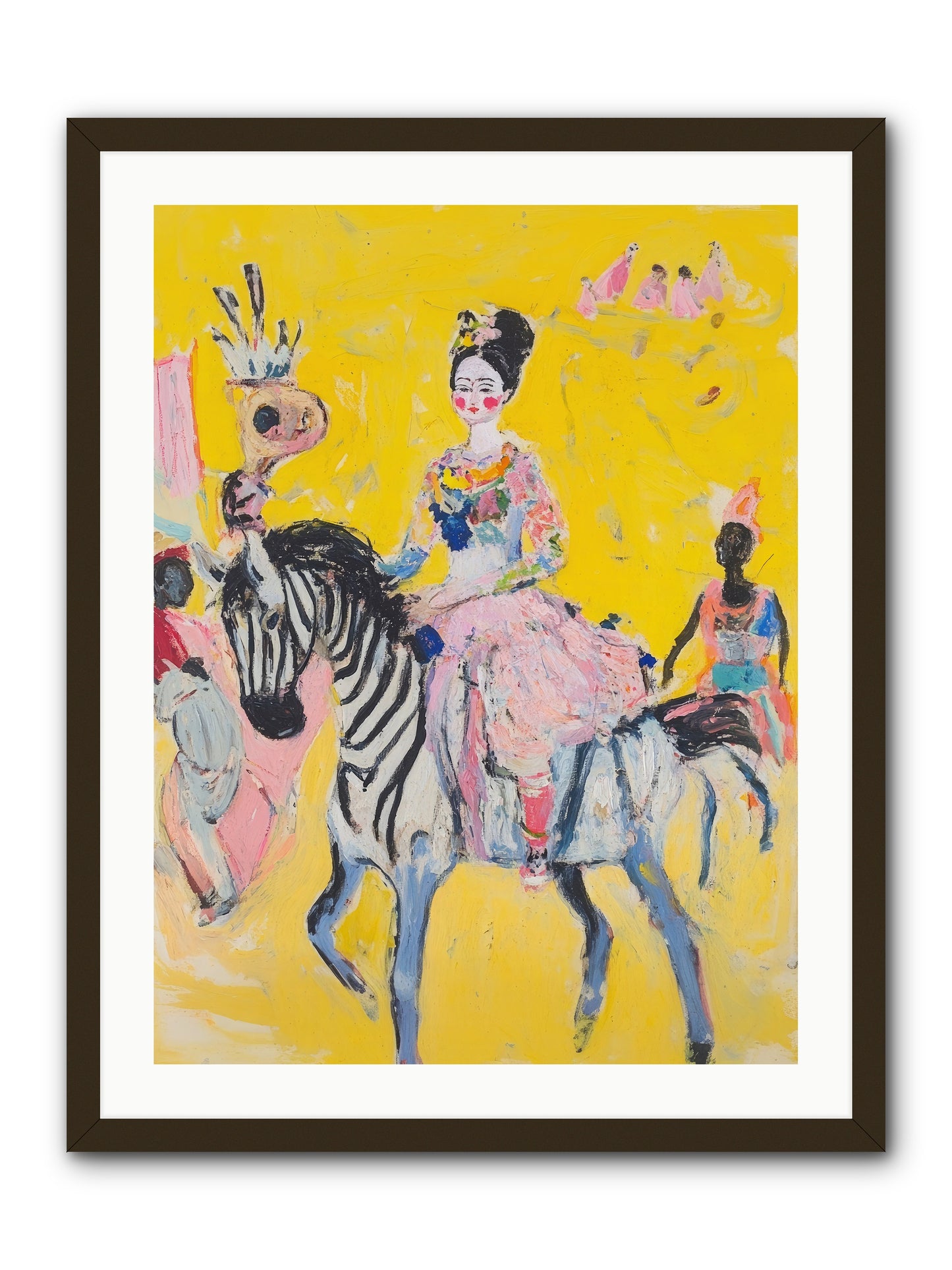 Midnight Queen -- Framed Print - Black 24x32