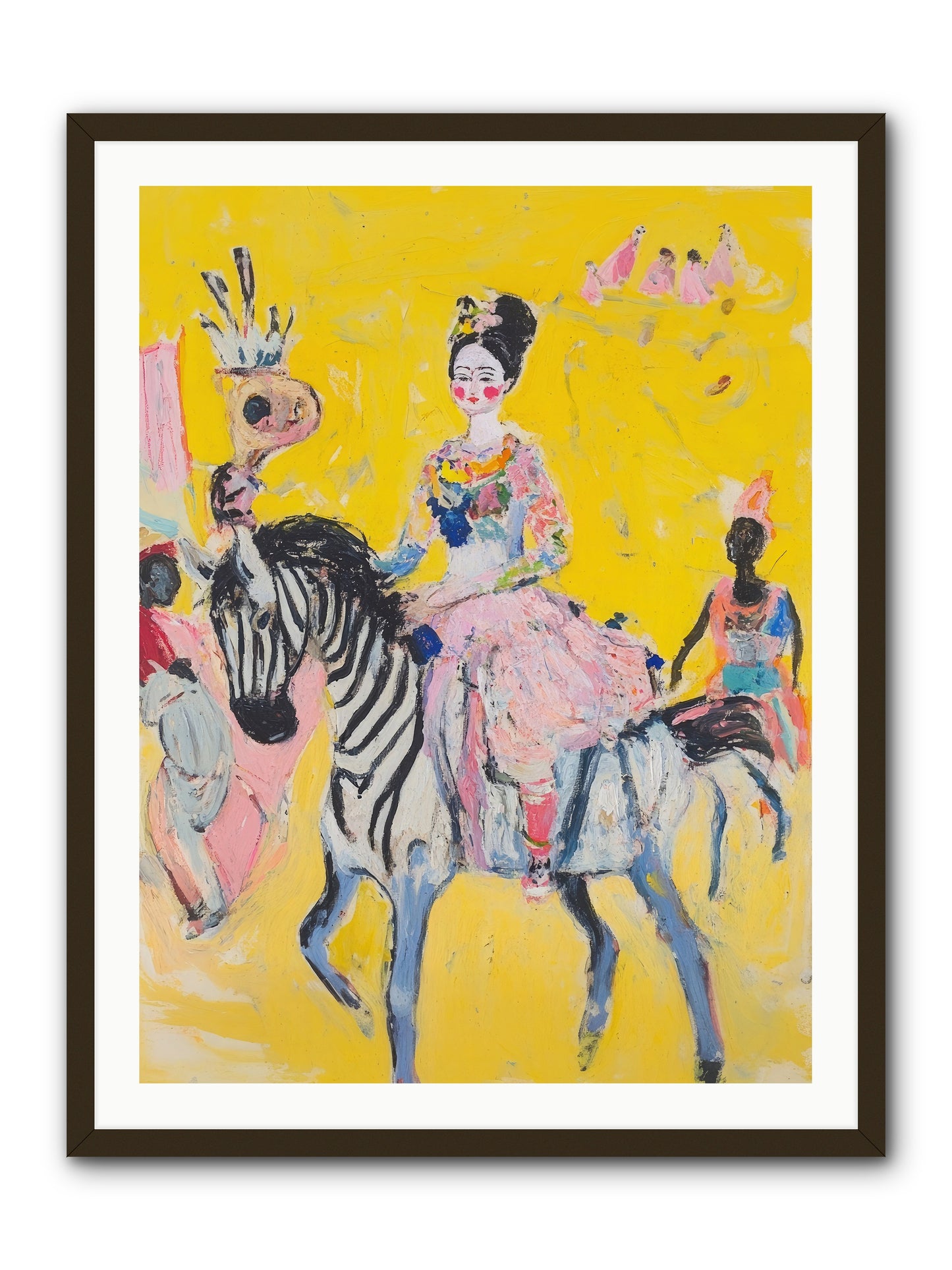 Midnight Queen -- Framed Print - Black 30x40
