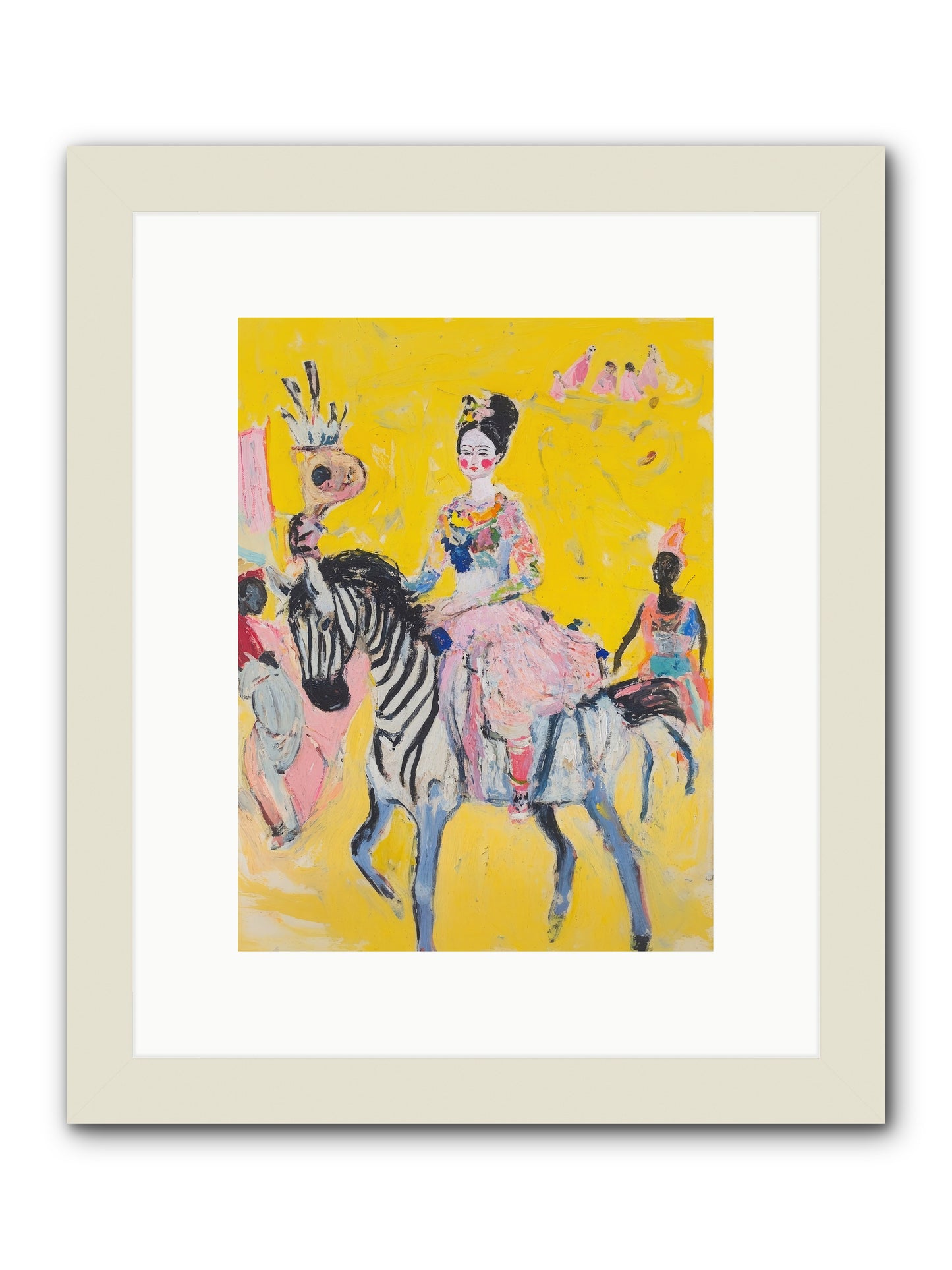 Midnight Queen -- Framed Print - White 9x12