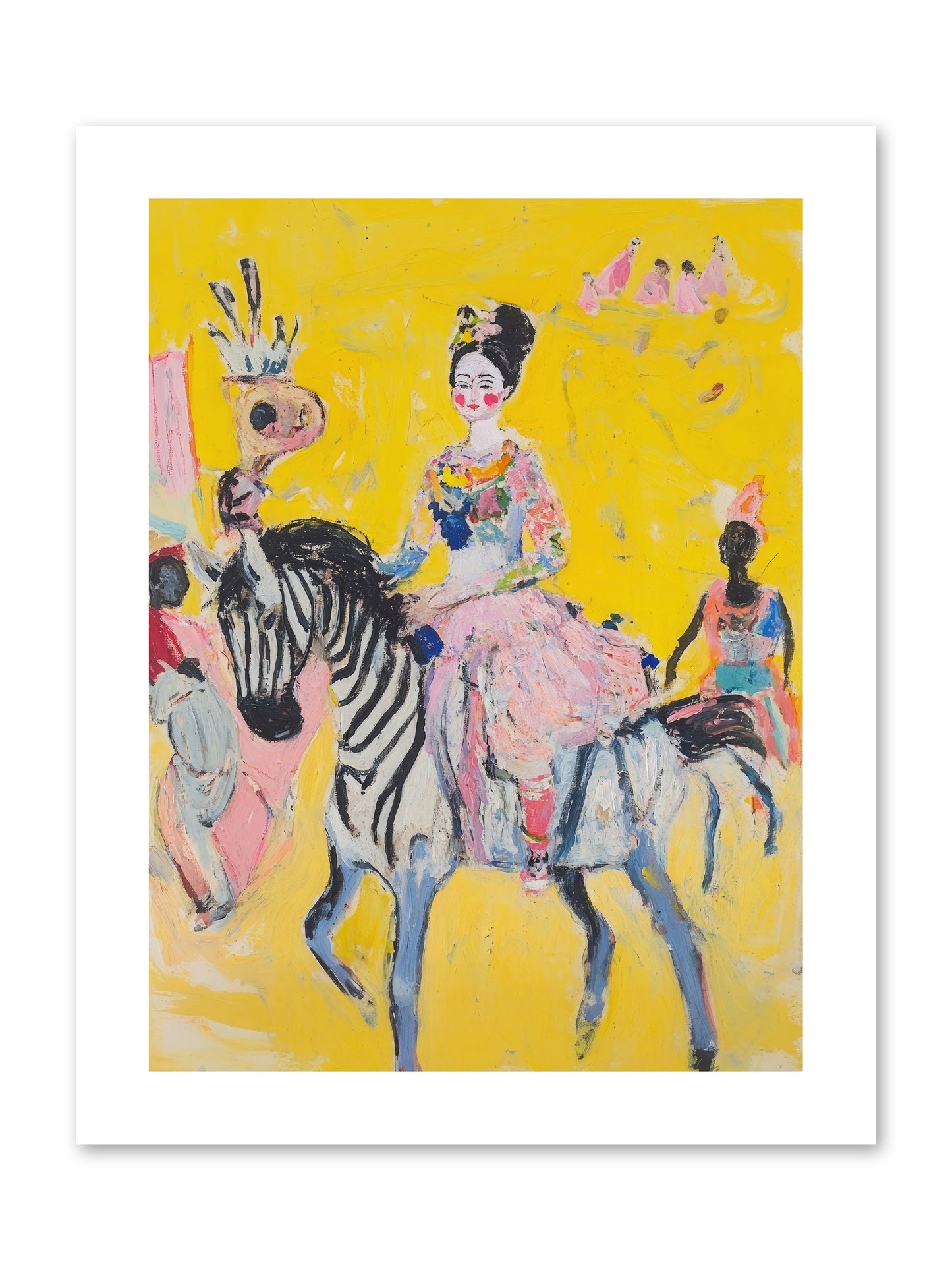 Midnight Queen -- Loose Canvas Print 9x12