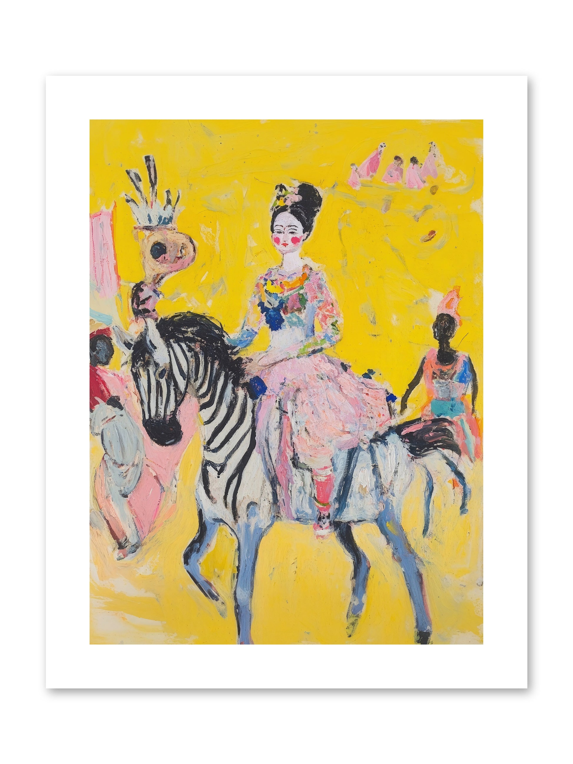 Midnight Queen -- Paper Print 9x12