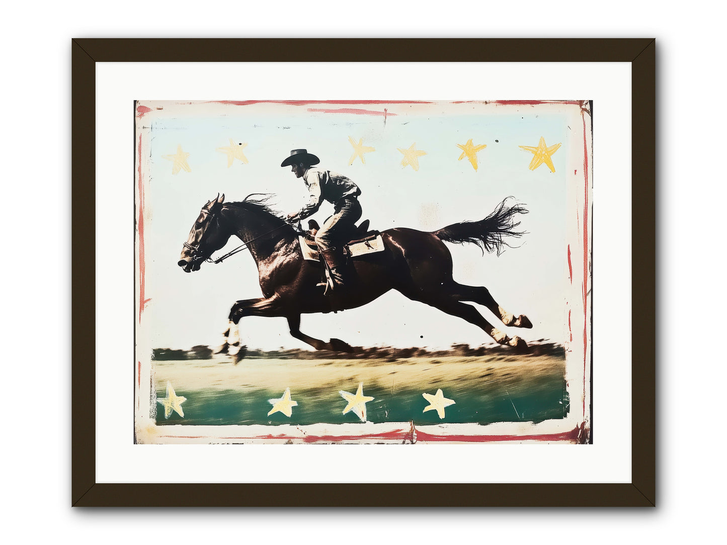 Midnight Runner ( -- Framed Print - Black 24x18