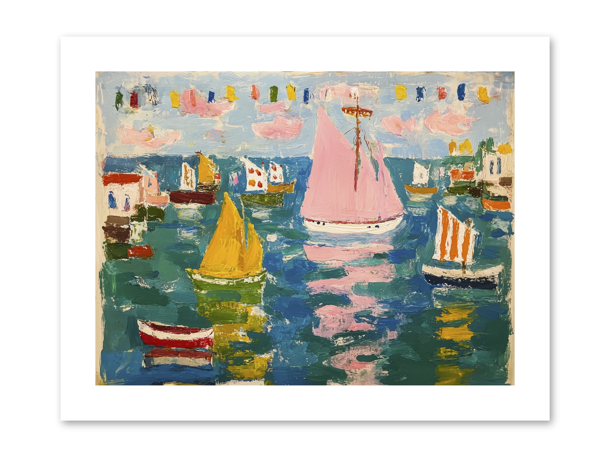 Midnight Sea Magic -- Paper Print 12x9