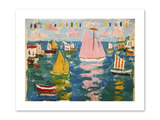 Midnight Sea Magic -- Paper Print 12x9
