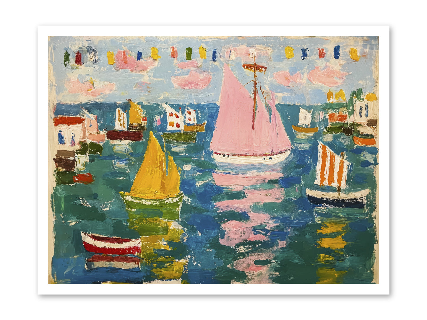 Midnight Sea Magic -- Loose Canvas Print 32x24