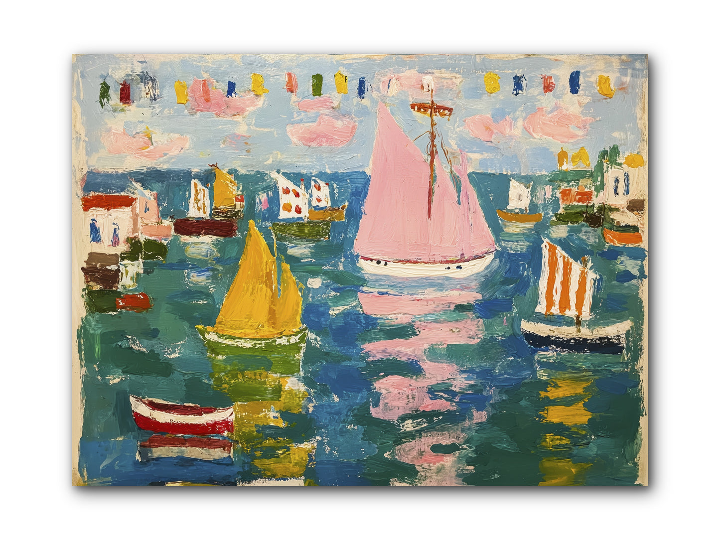 Midnight Sea Magic -- Wrapped Canvas 12x9