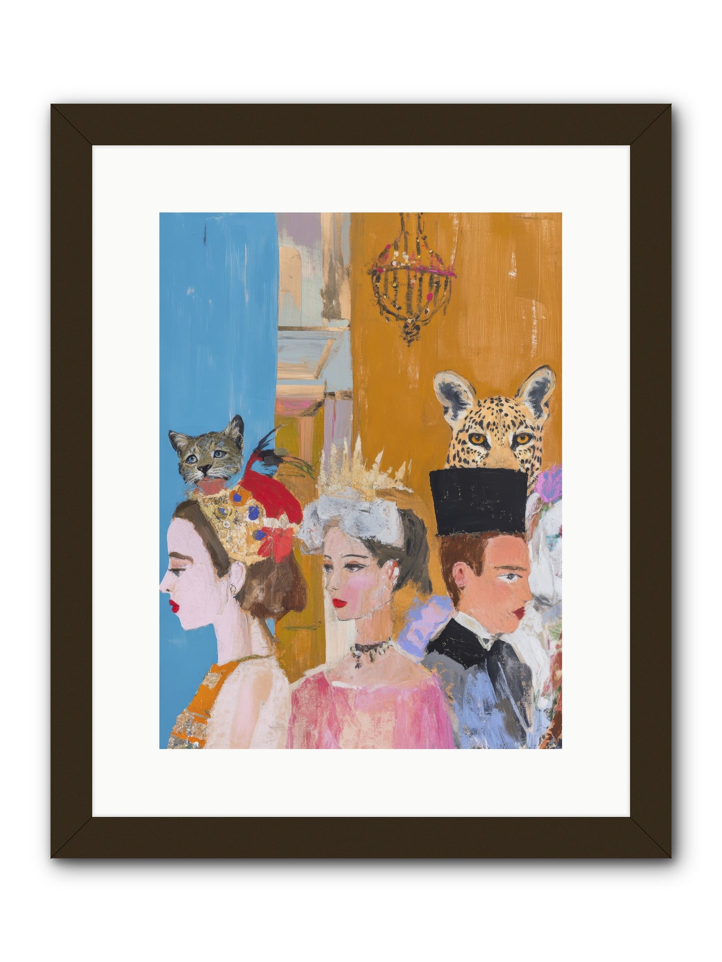 Midnight Theater Guild -- Framed Print - Black 12x16