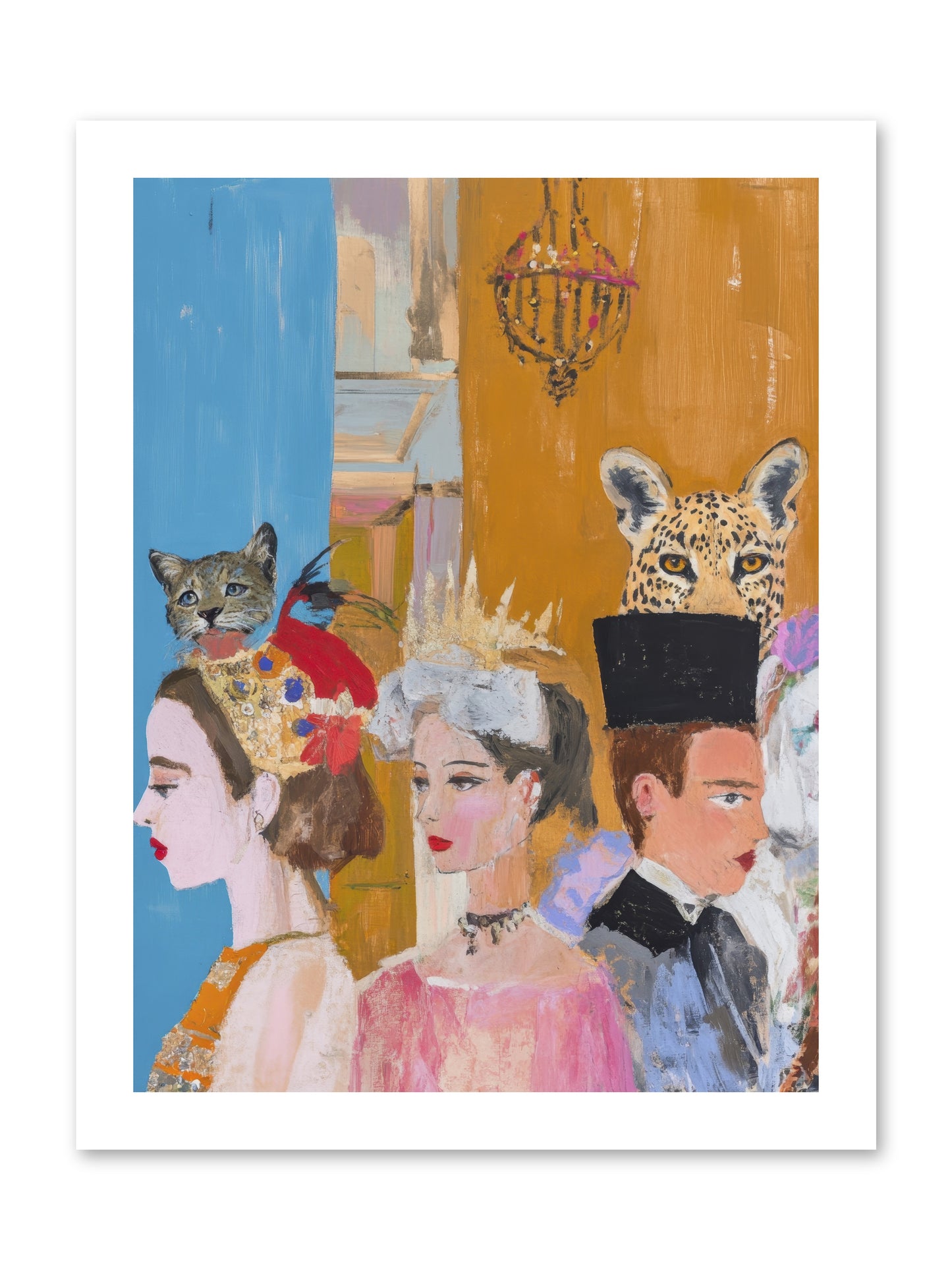 Midnight Theater Guild -- Loose Canvas Print 12x16