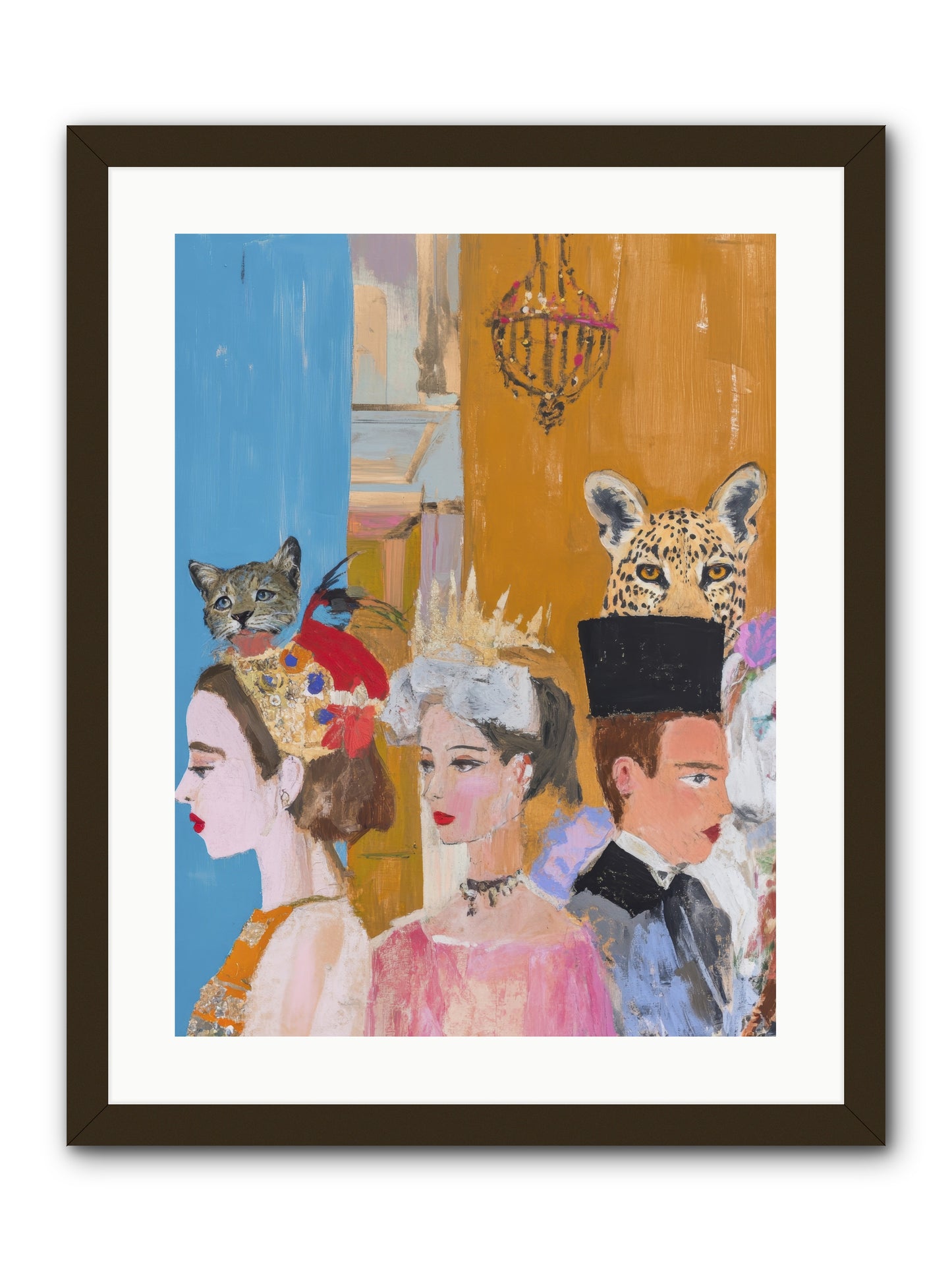 Midnight Theater Guild -- Framed Print - Black 18x24
