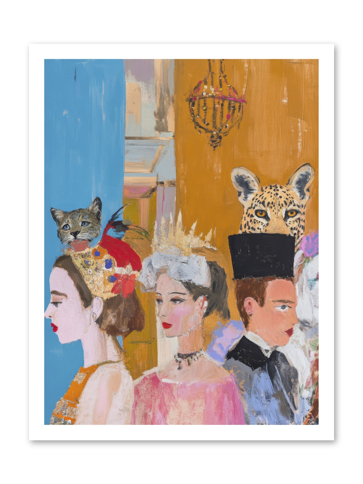 Midnight Theater Guild -- Loose Canvas Print 18x24