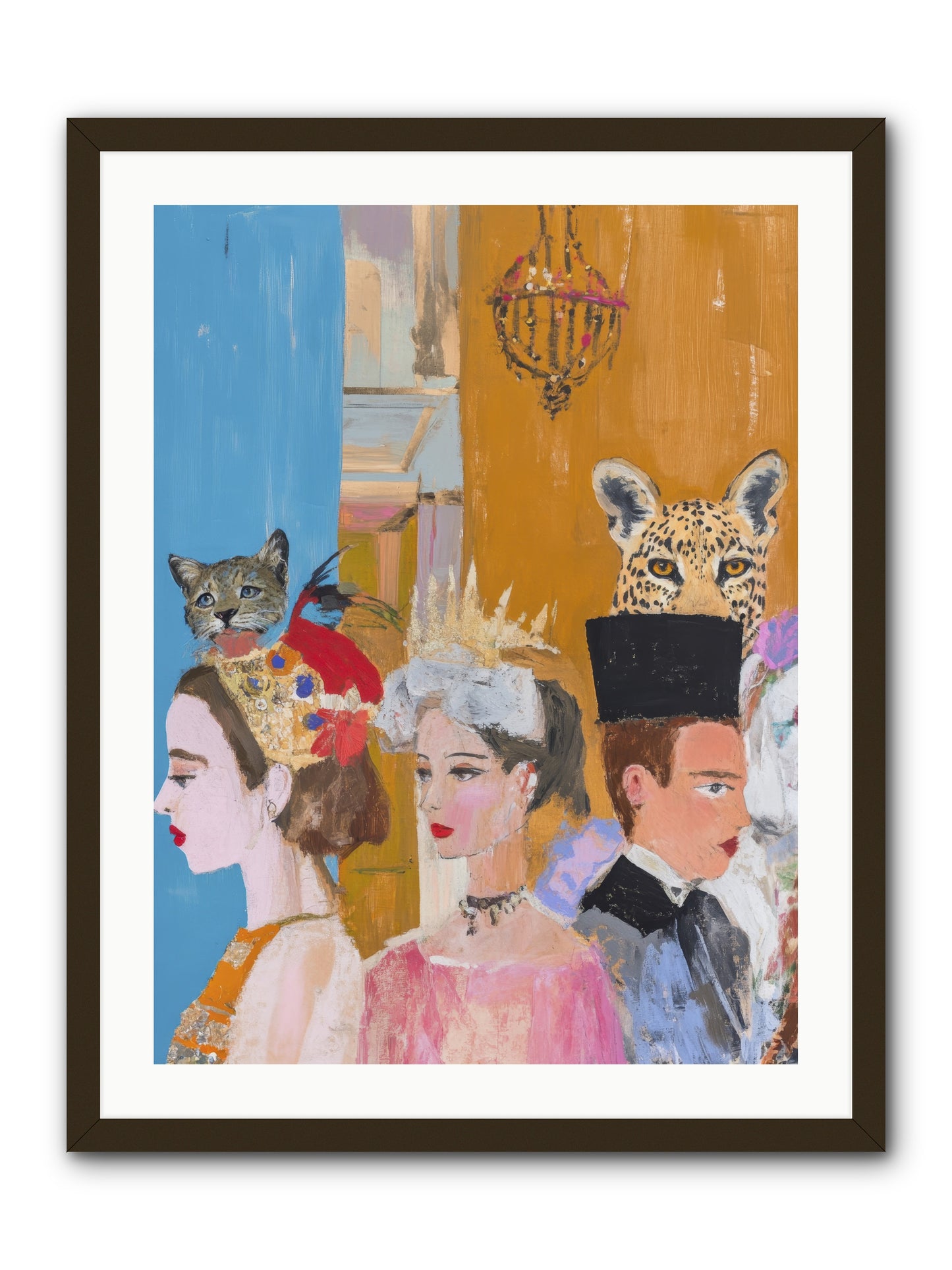 Midnight Theater Guild -- Framed Print - Black 24x32
