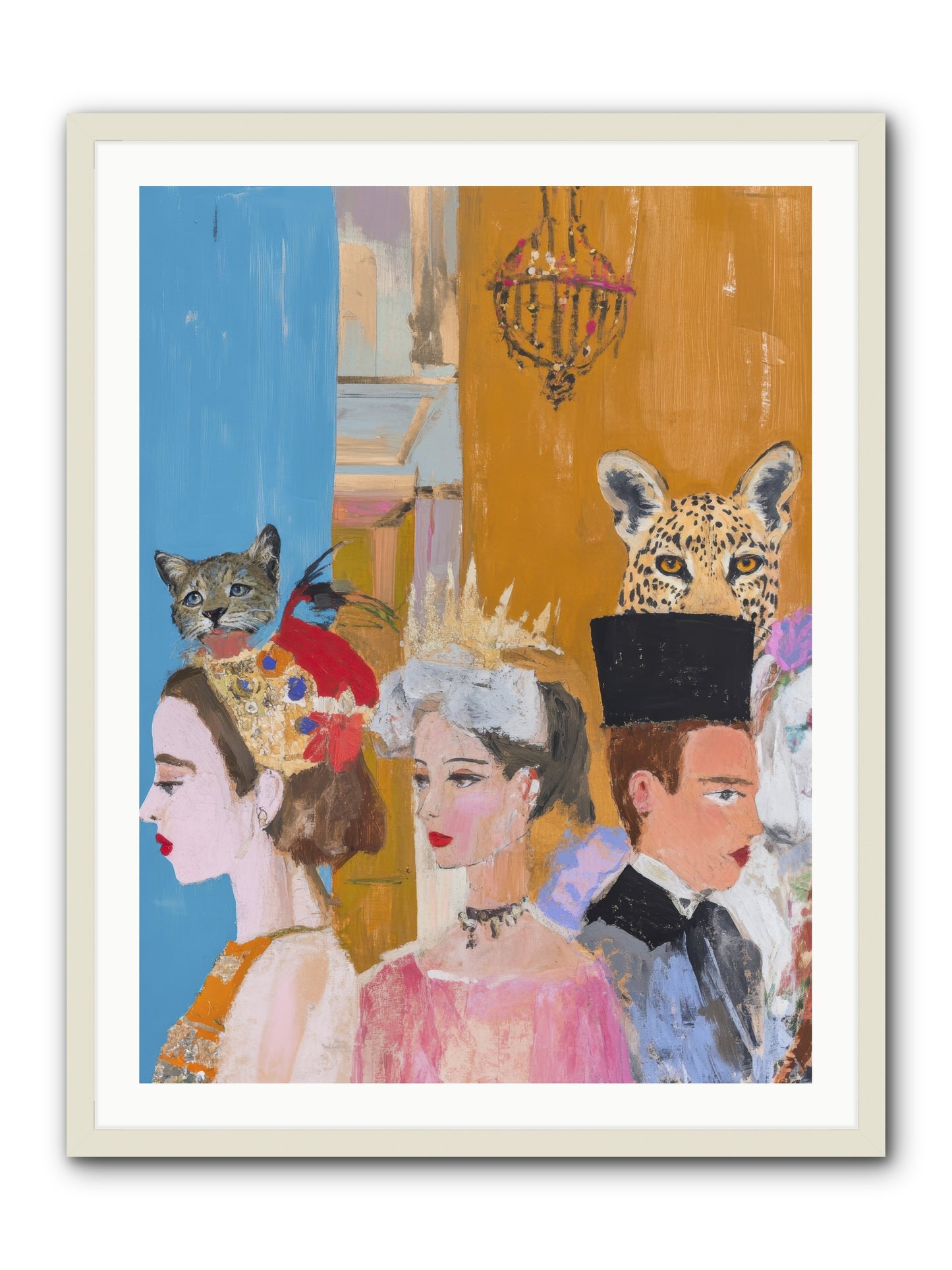 Midnight Theater Guild -- Framed Print - White 30x40