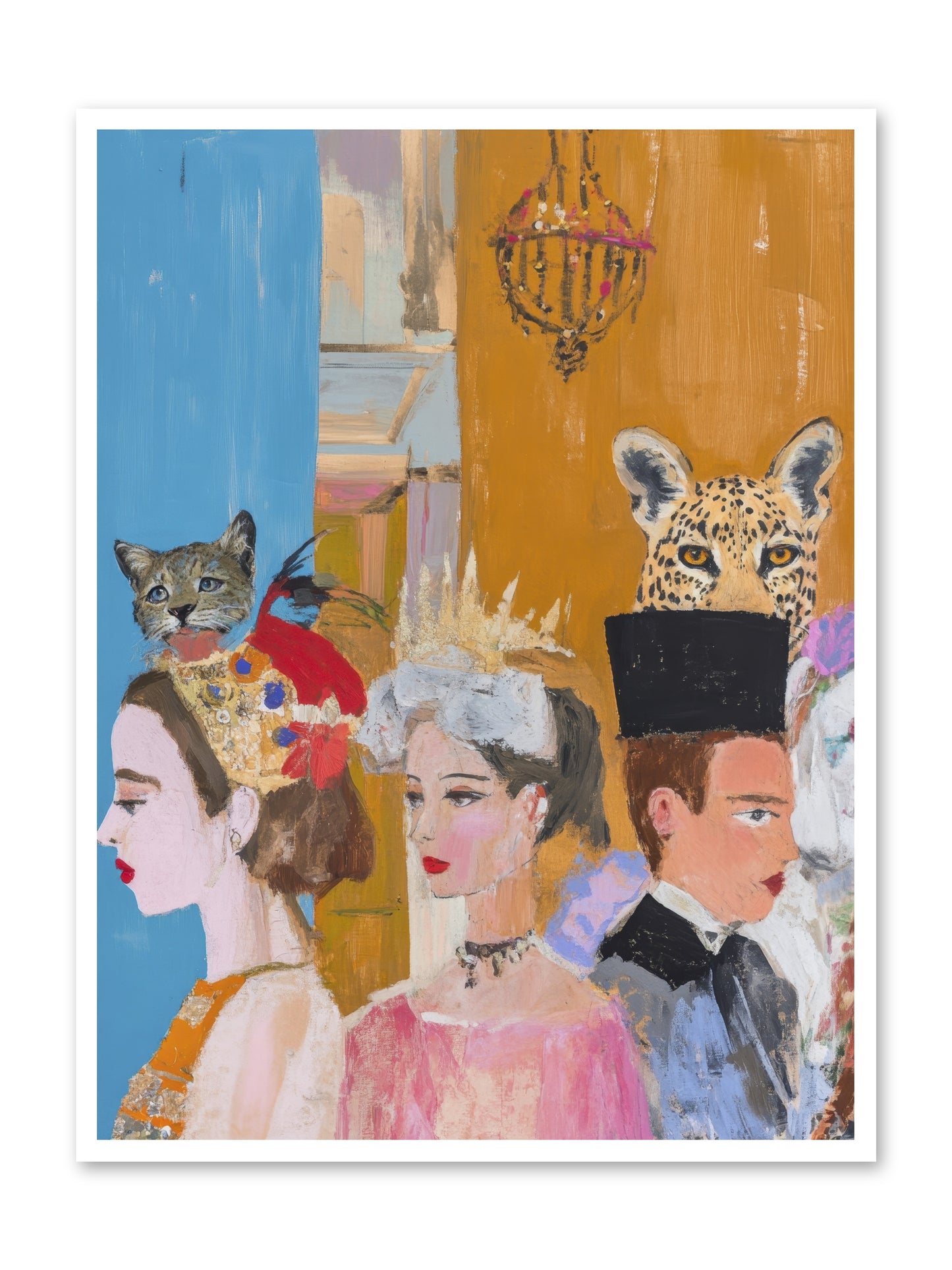 Midnight Theater Guild -- Loose Canvas Print 36x48
