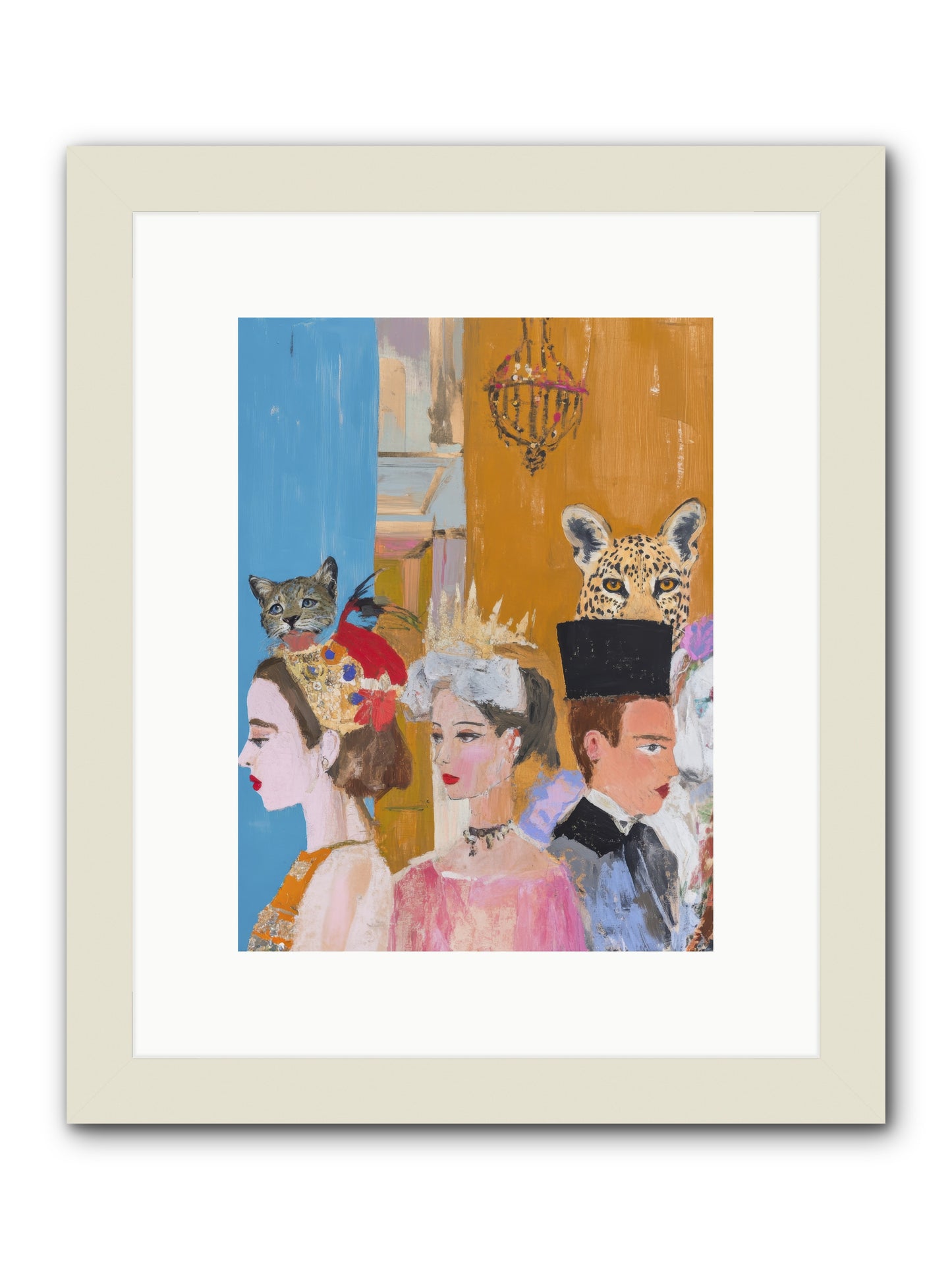Midnight Theater Guild -- Framed Print - White 9x12