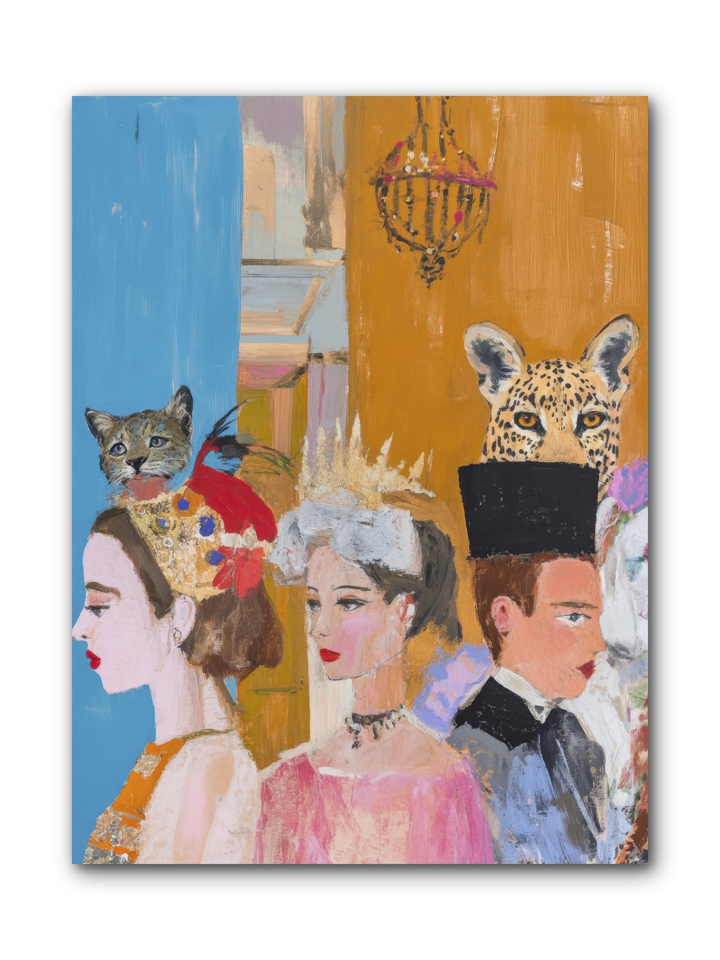 Midnight Theater Guild -- Wrapped Canvas 9x12