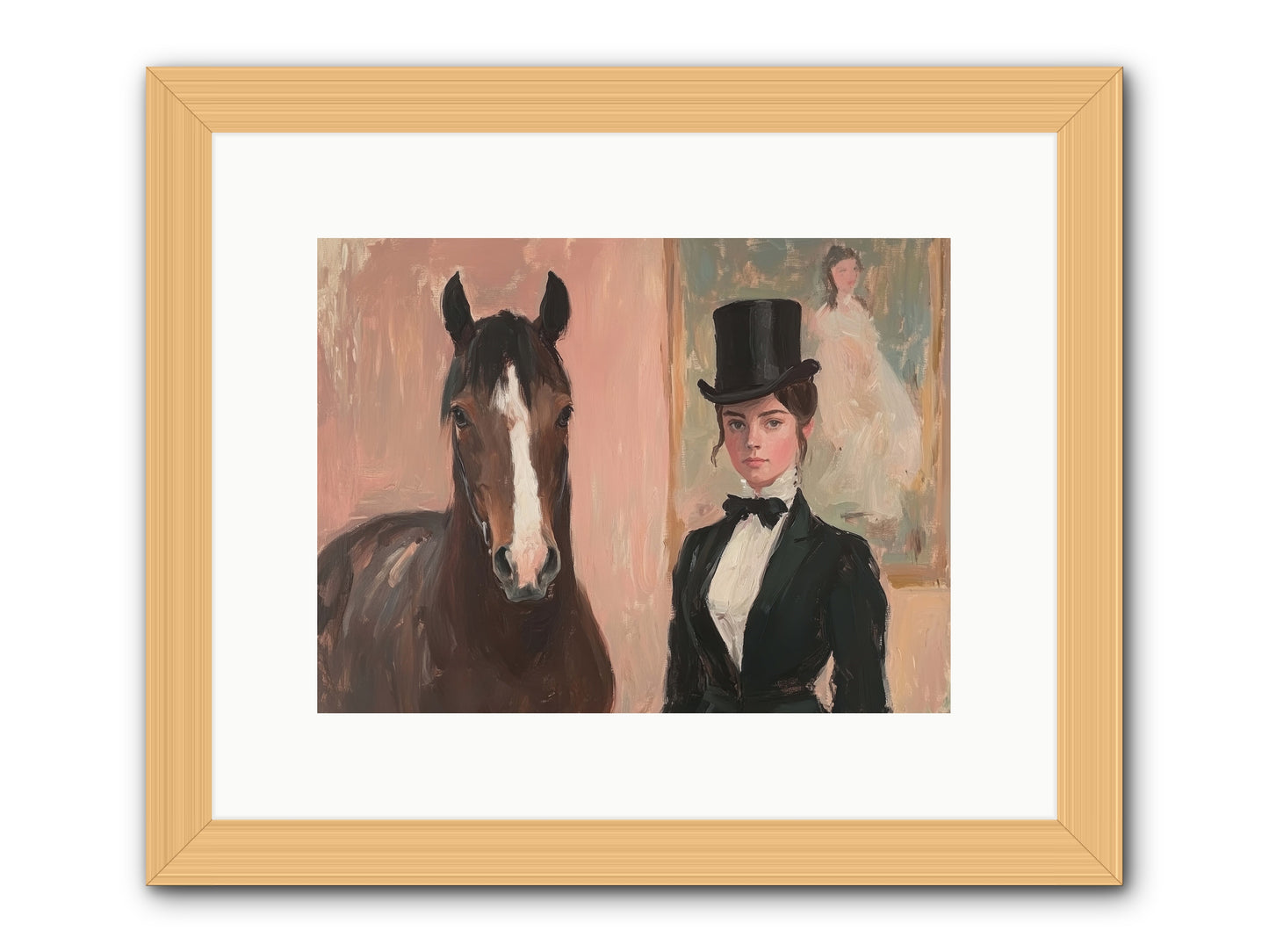 Midnight Wonder -- Framed Print - Natural 12x9