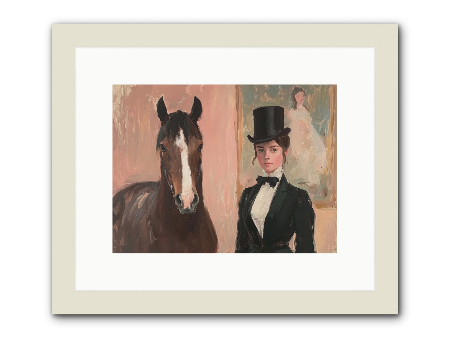 Midnight Wonder -- Framed Print - White 12x9