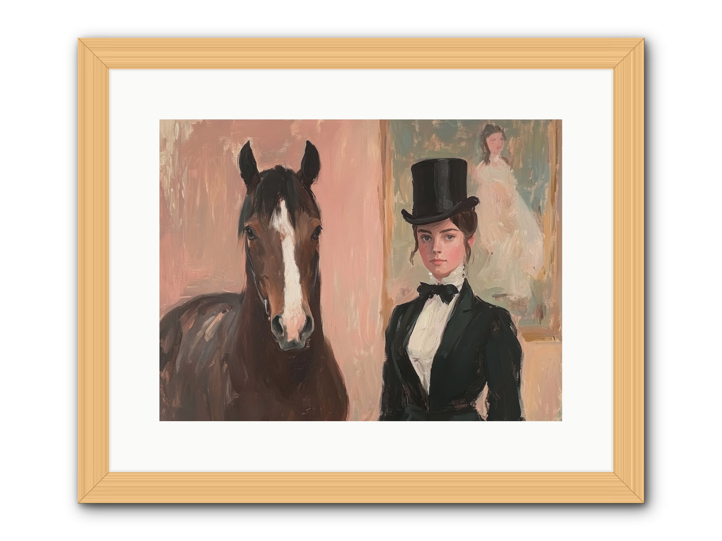 Midnight Wonder -- Framed Print - Natural 16x12
