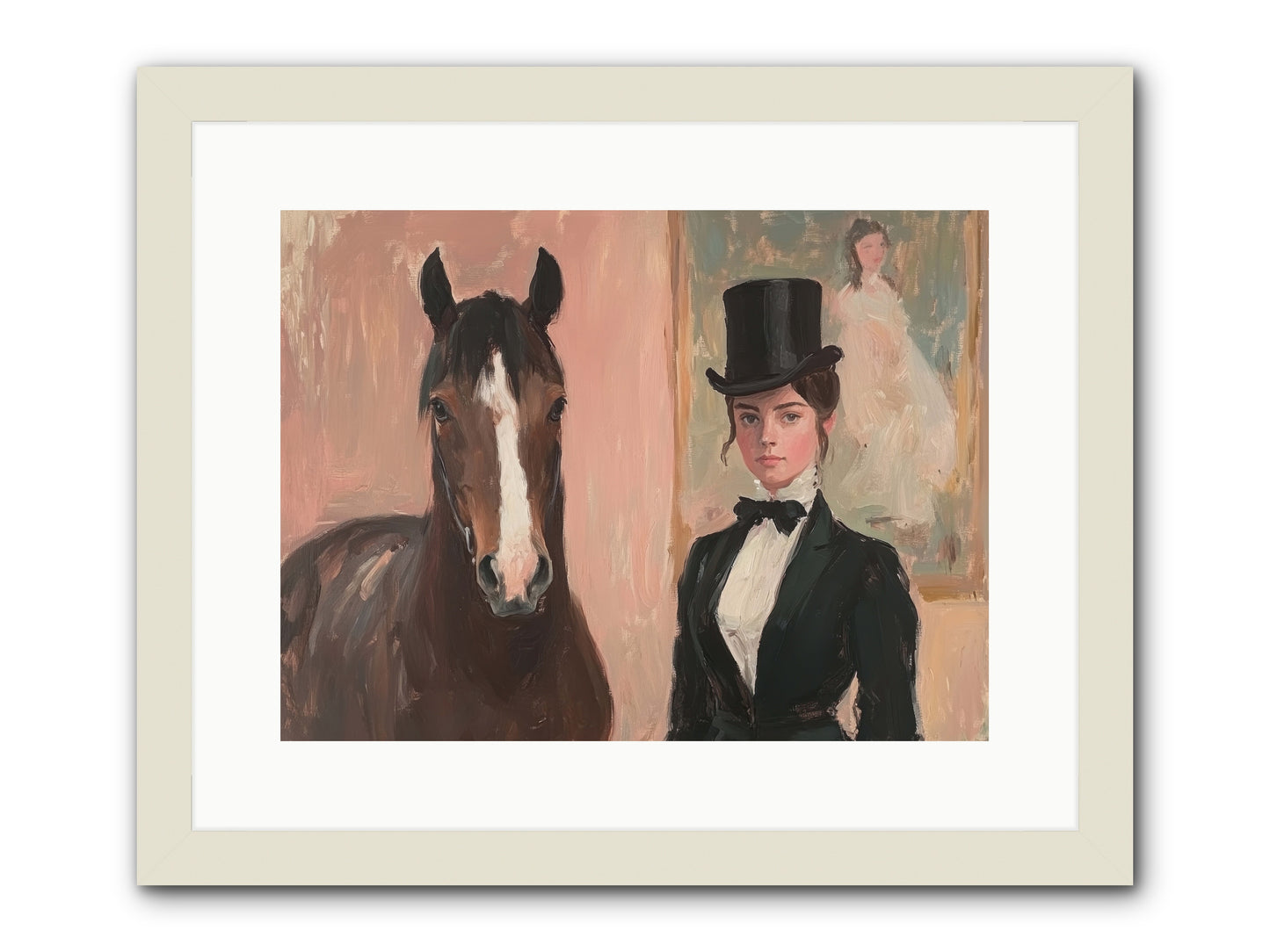 Midnight Wonder -- Framed Print - White 16x12