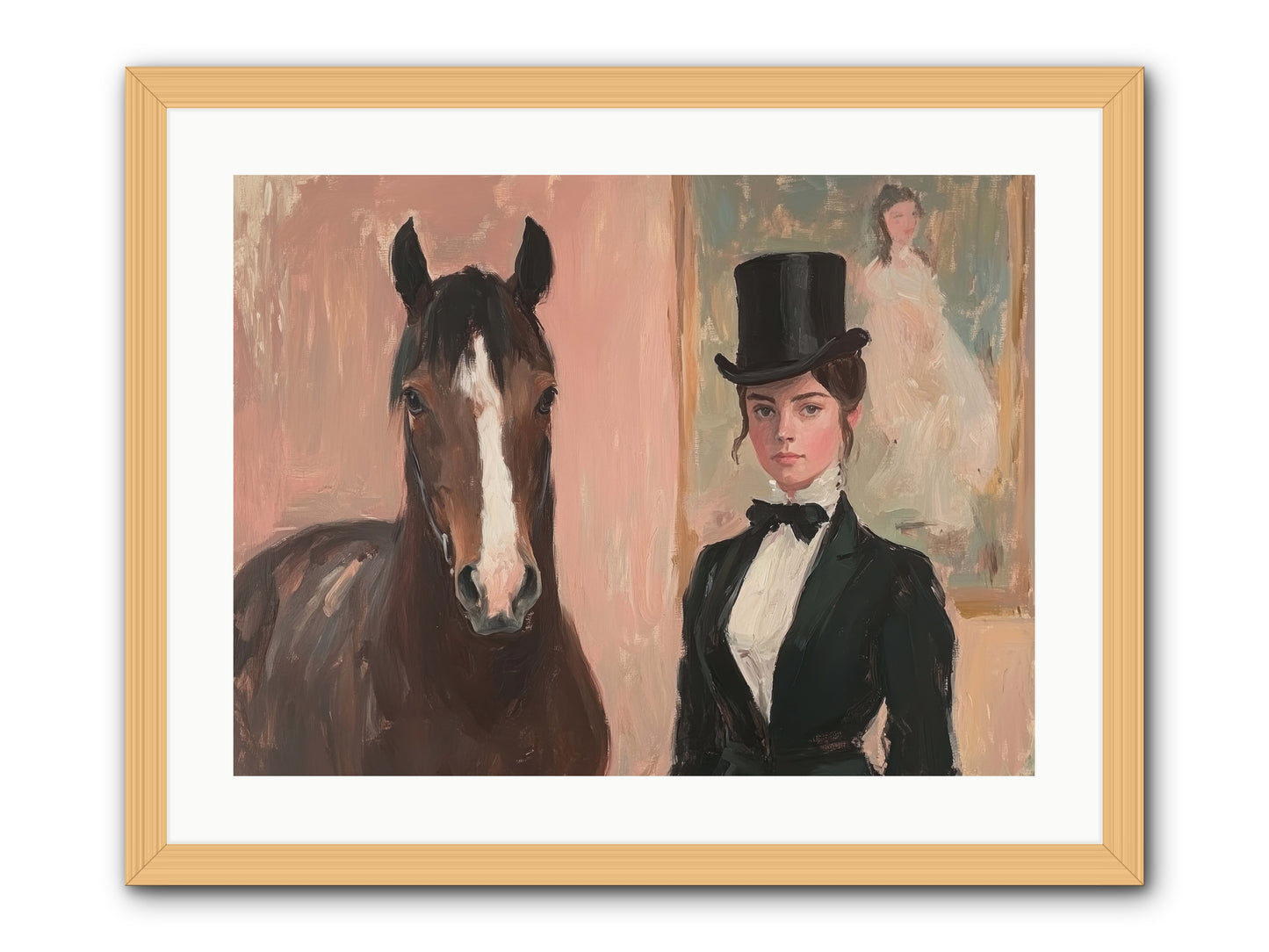 Midnight Wonder -- Framed Print - Natural 24x18